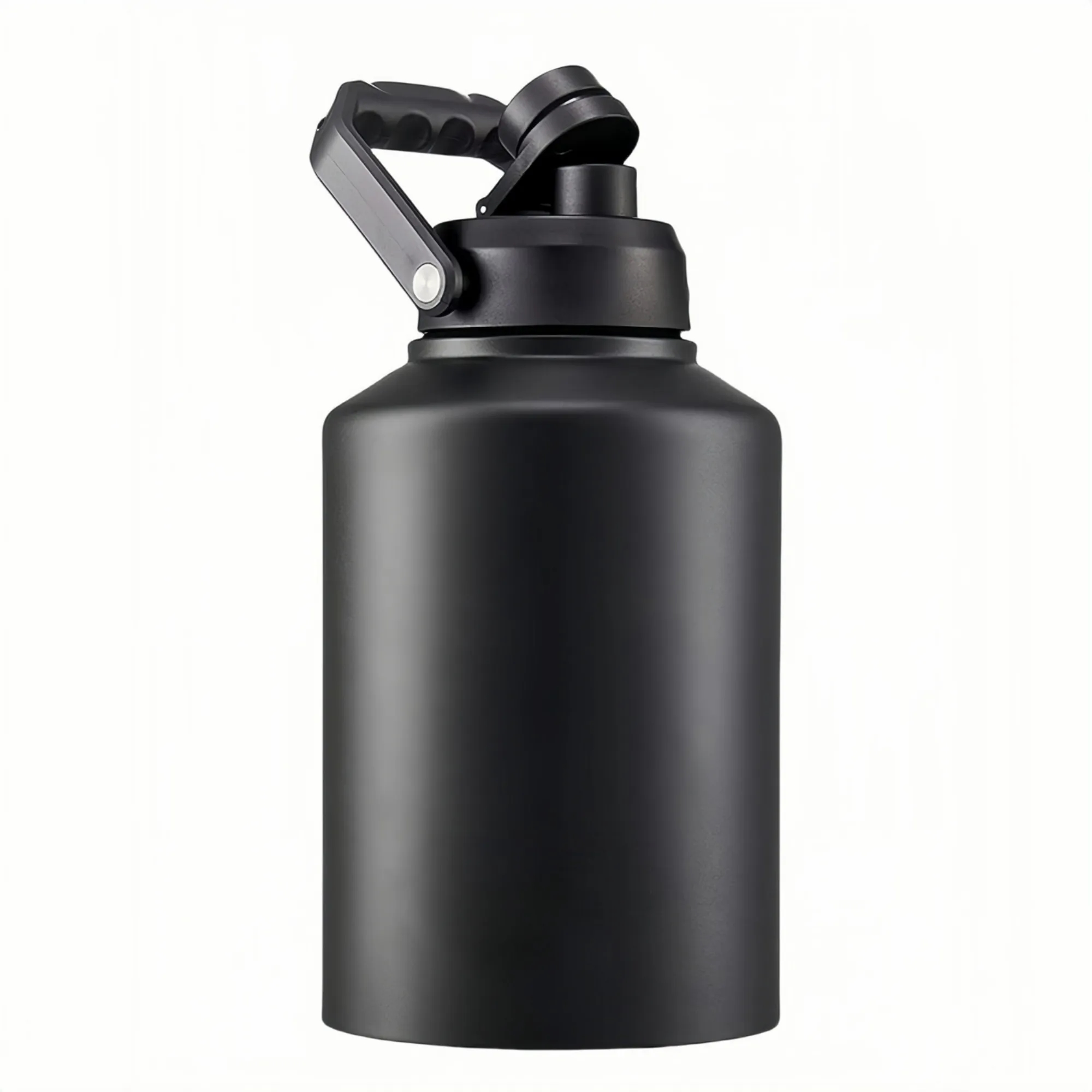 64OZ Insulated Water Bottle Jug with Straw, custom water bottle with logo imprint 7