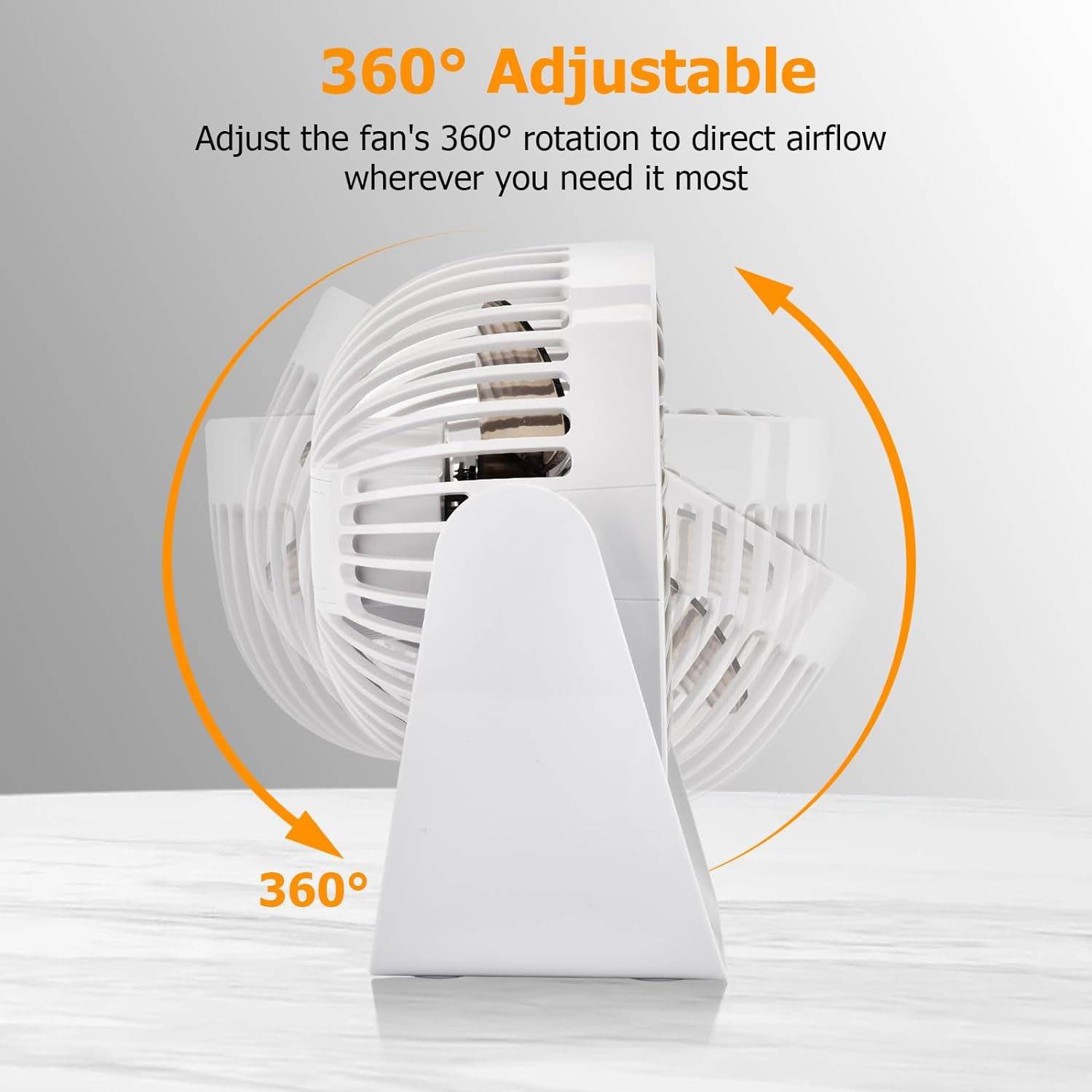Basics 11-Inch Air Circulator Desk Fan 5