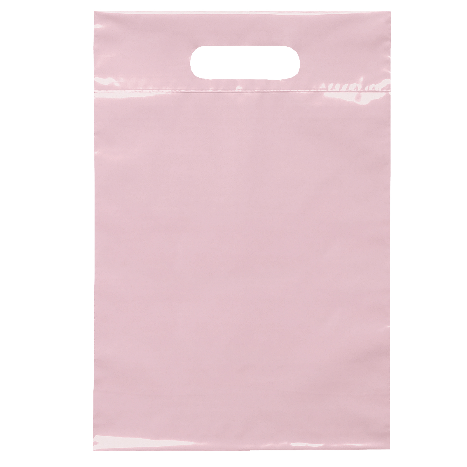 Die Cut Handle Bag - 9 1/2W x 14H - Flexo Ink Print 18