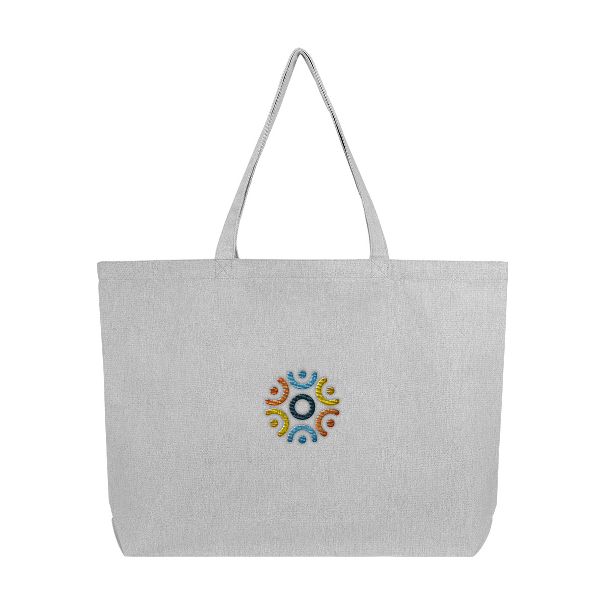 Aware™ 9 Oz. Recycled Cotton Shopper Tote Bag 10
