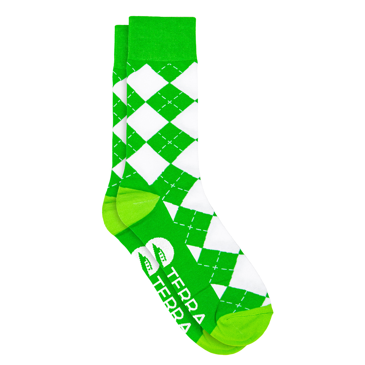 Logo Argyle Simpler Socks