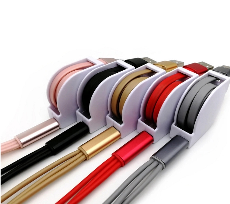 Retractable Charging Cable with USB Type-C 4