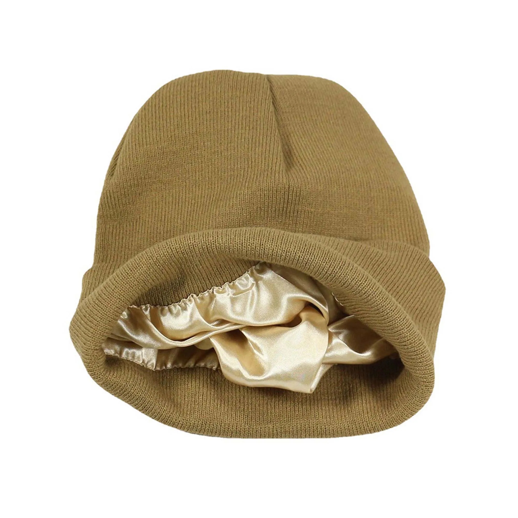 Kinitted Beanie Cap With Satin Lined 3