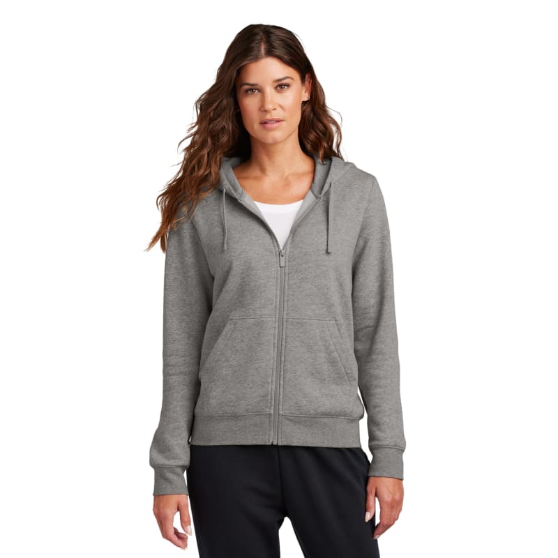 Nike Ladies Club Fleece Sleeve Swoosh Full-Zip Hoodie, custom hoodie or sweatshirt with logo imprint 5