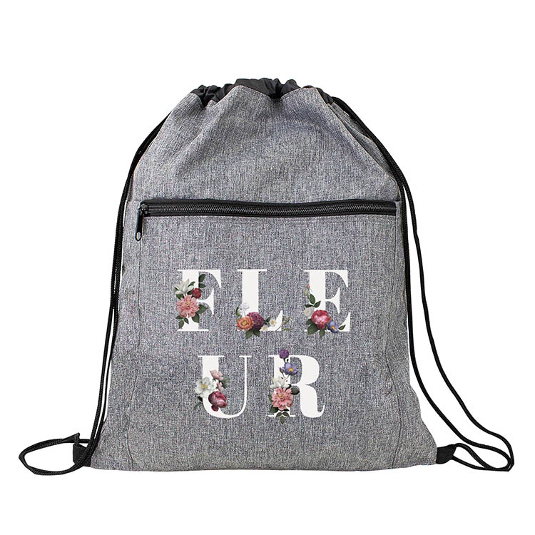 Heather Gray Drawstring Sportpacks 3