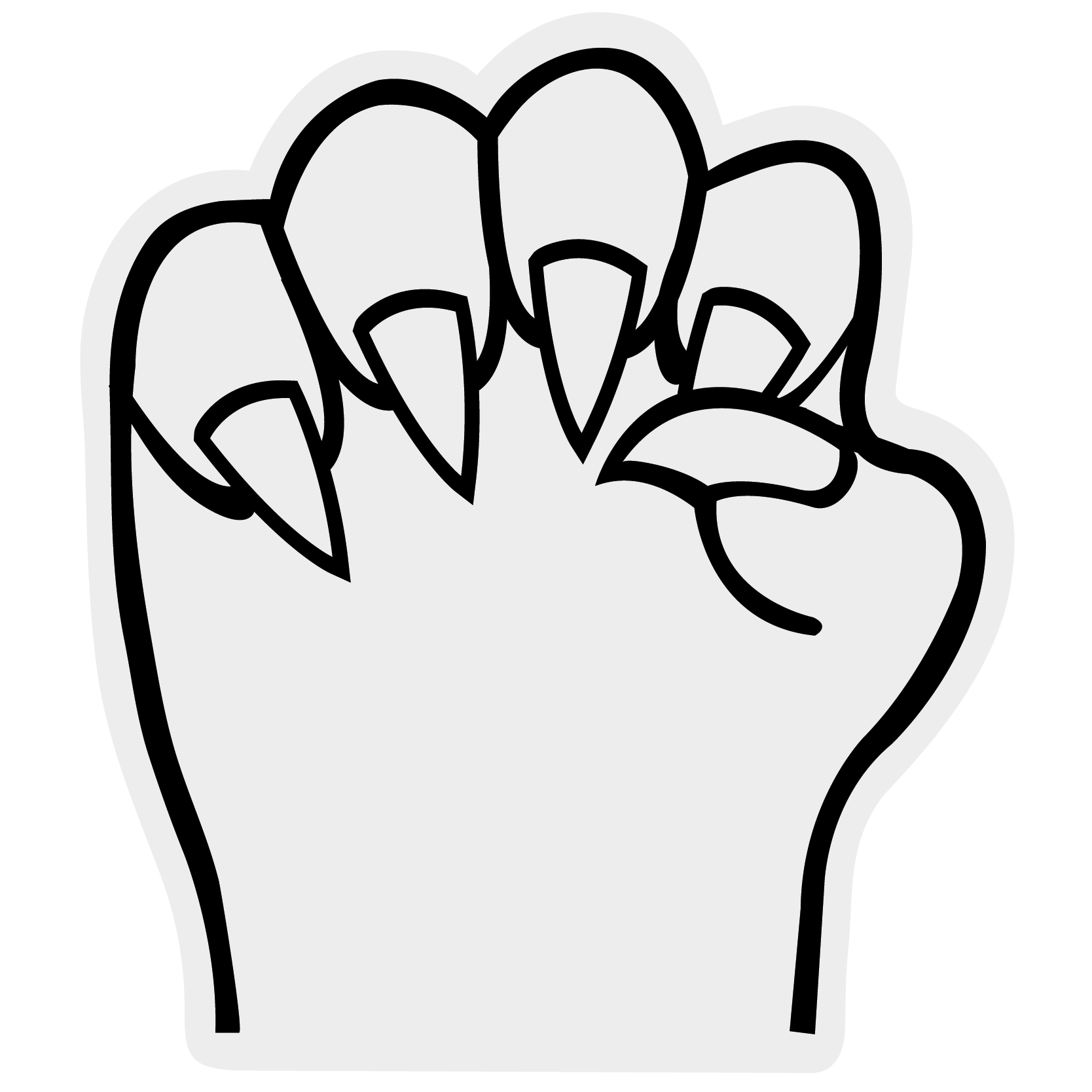 Large Claw Mitt 31