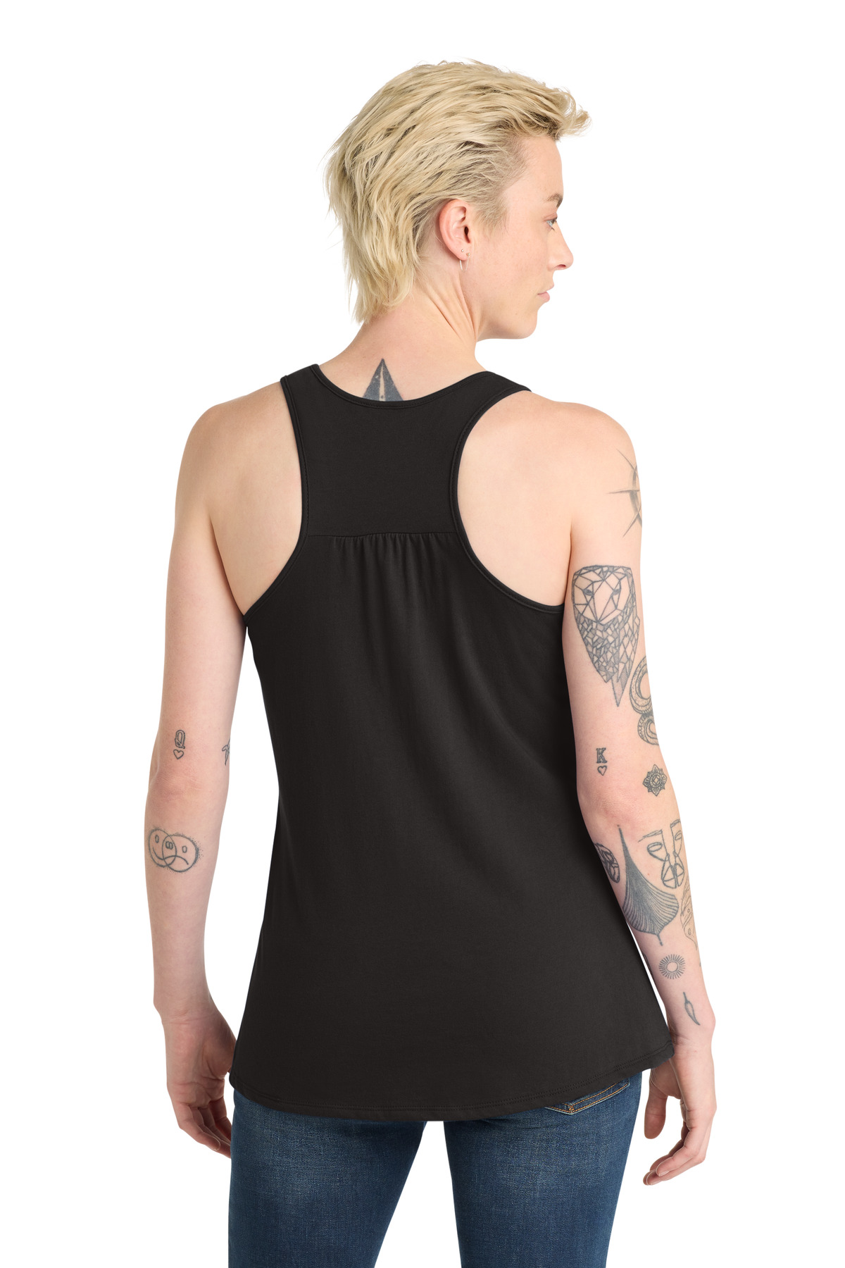 District Women's V.I.T. Racerback Tank DT6302 1