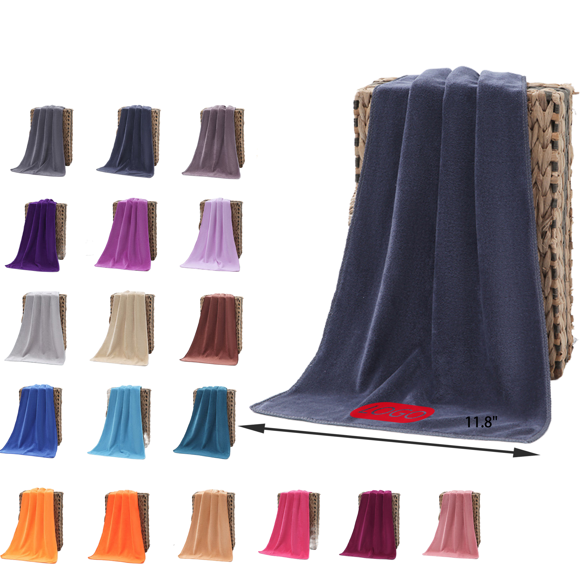 MOQ 50 PCS Soft Car Microfiber Cleaning Towel 14