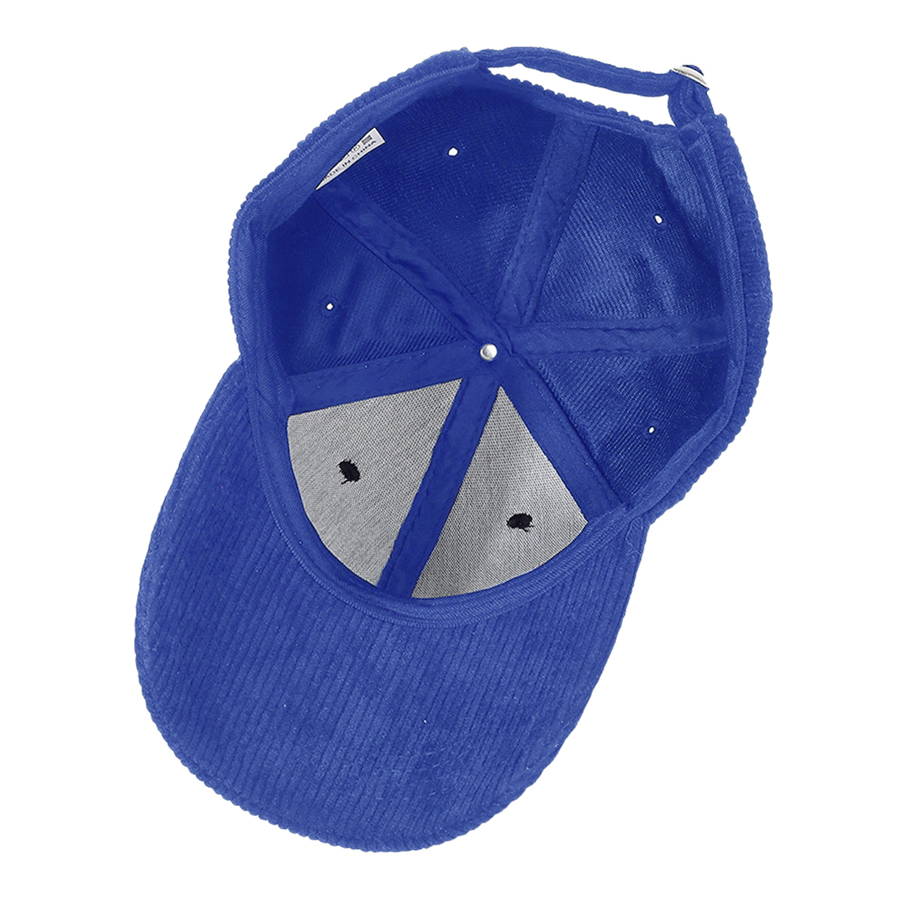 Stock Corduroy 6-Panel Structured Cap w/ Metal Buckle 37