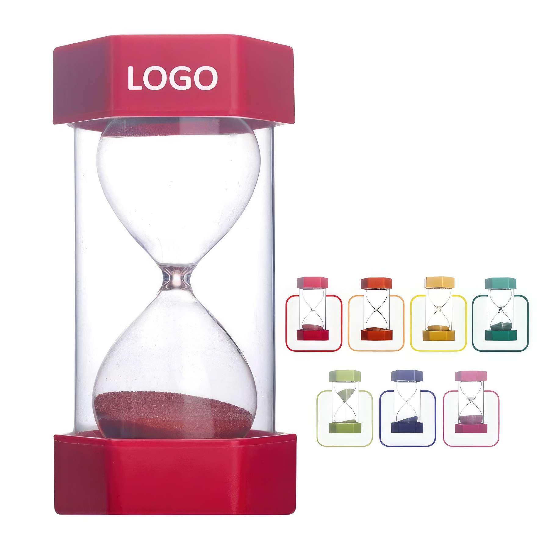 Colorful 5/10/15/30/45/60 Minutes Sand Glass Timer 3