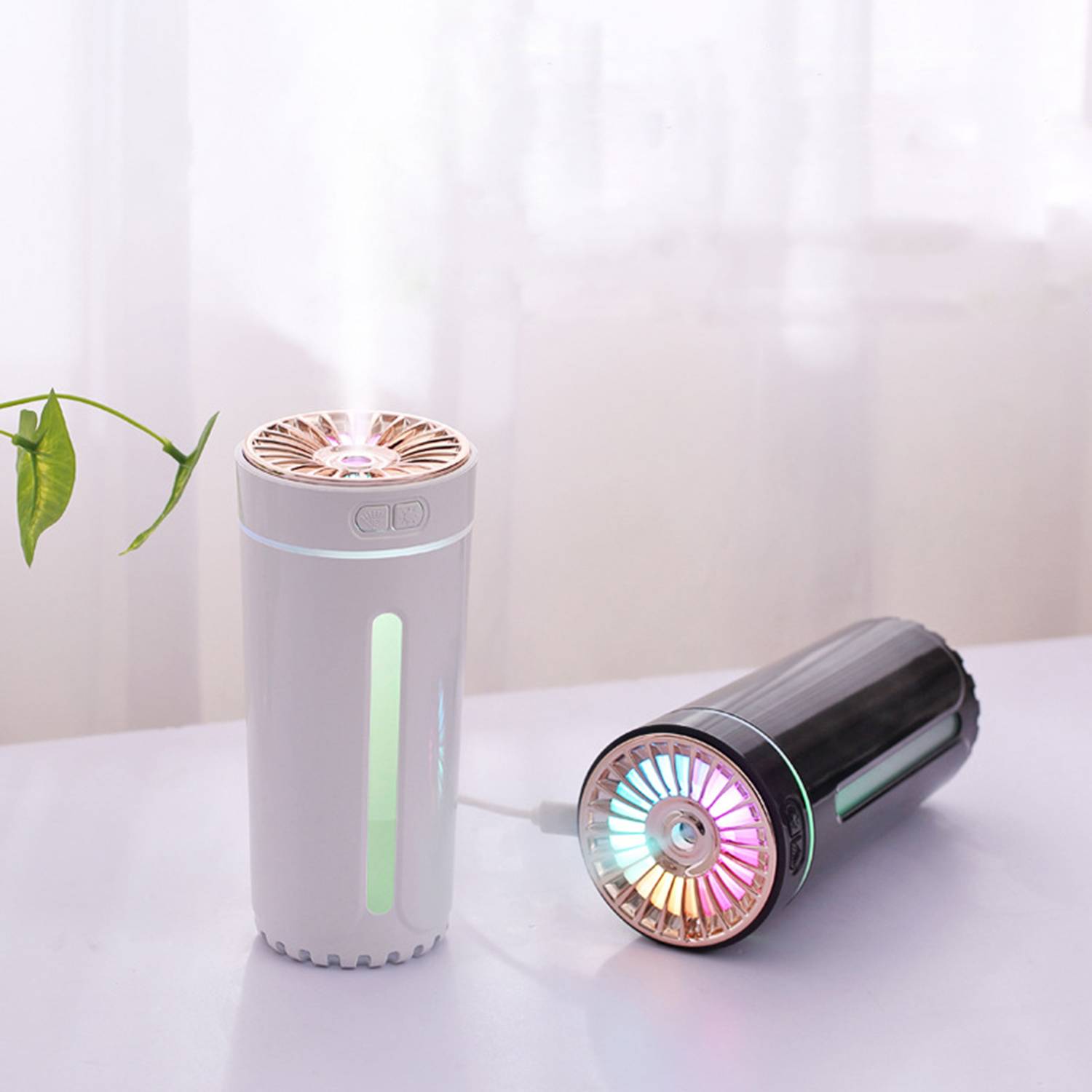 Colorful Night Light Super Quiet Car Humidifier 6