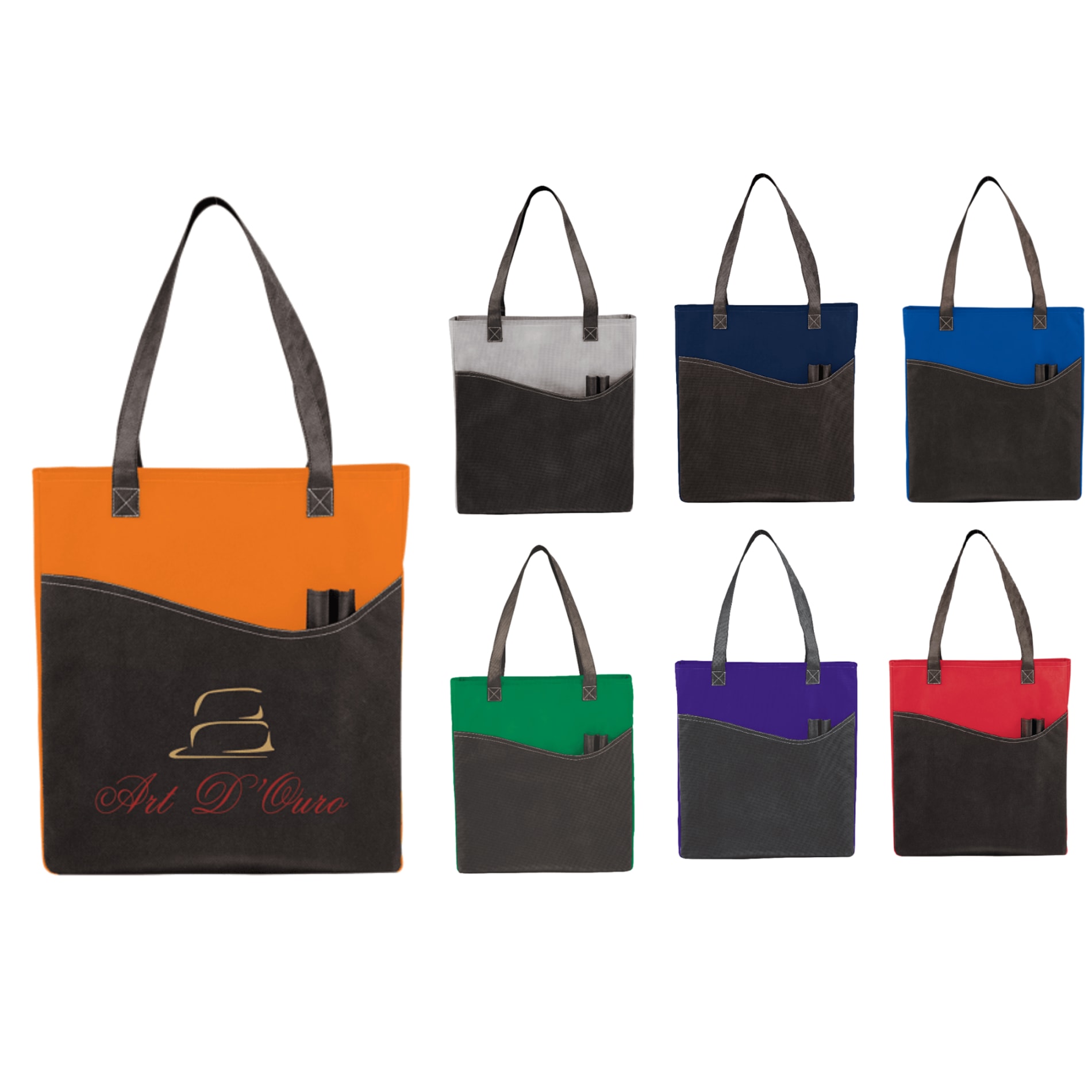 Rivers Pocket Non-Woven Convention Tote 153