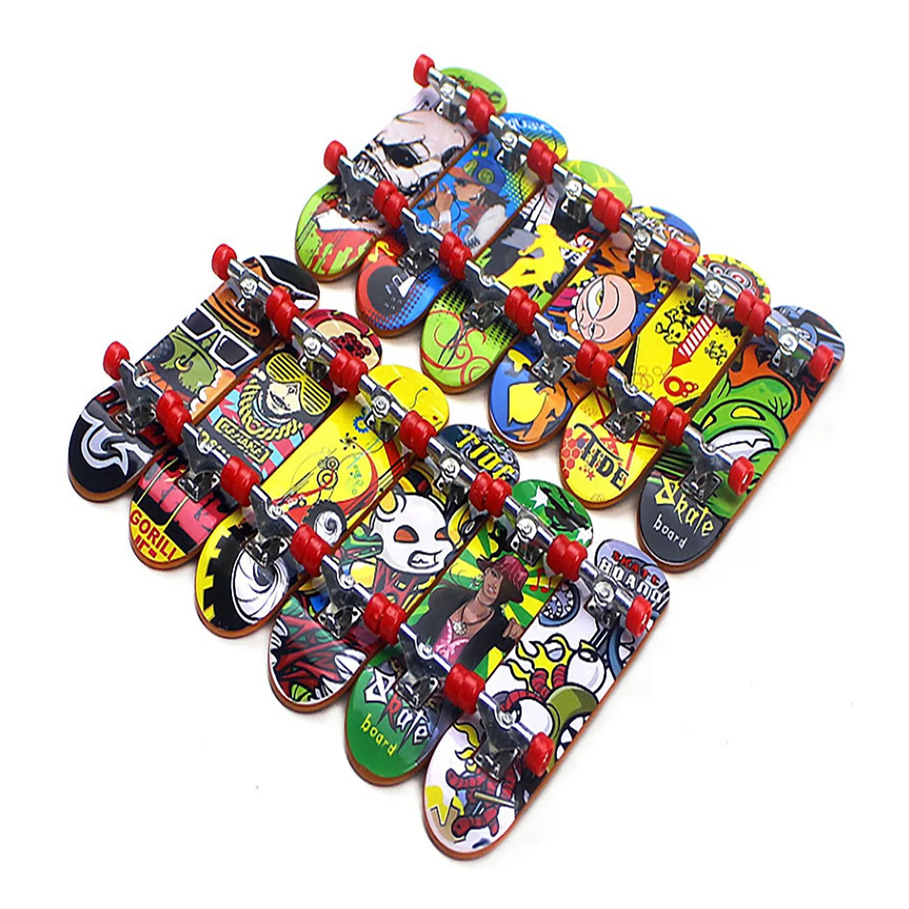 Funny Finger Technology Mini Fingerboard Alloy Skateboard 4