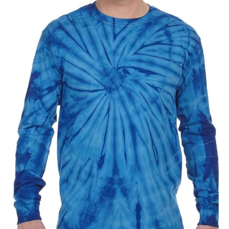 Tie-Dye 5.4 Oz., 100% Cotton Long-Sleeve Tie-Dyed T-Shirt 9