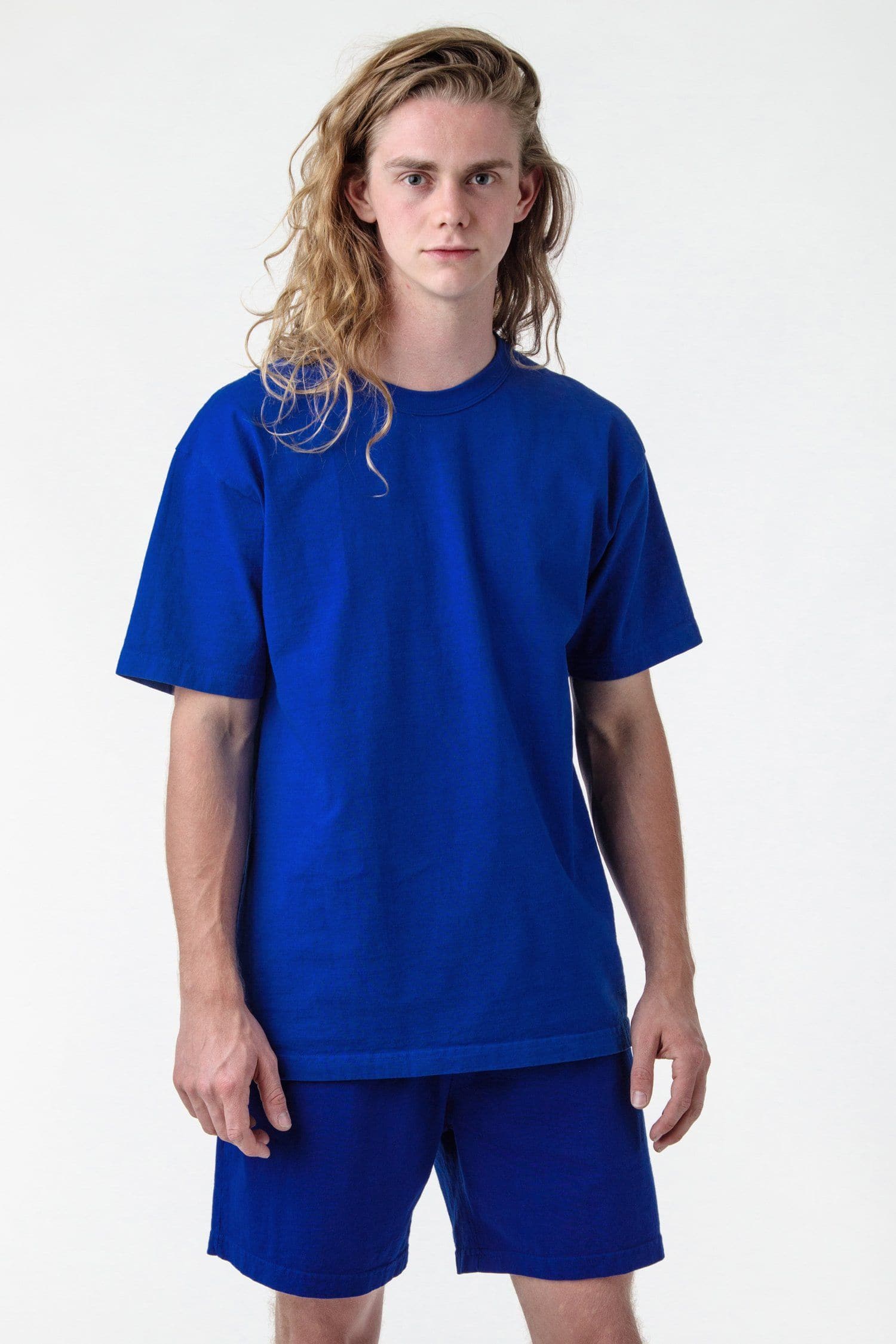 8.5 OZ HEAVY JERSEY GARMENT DYE T-SHIRT W BINDING 5