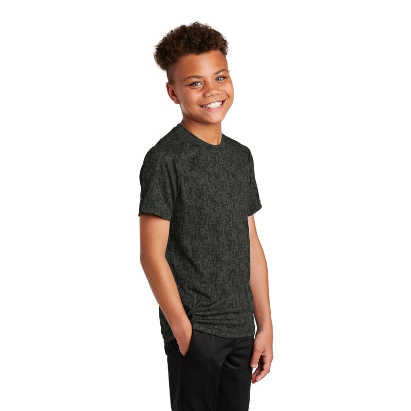 Sport-Tek Youth Digi Camo Tee. 13