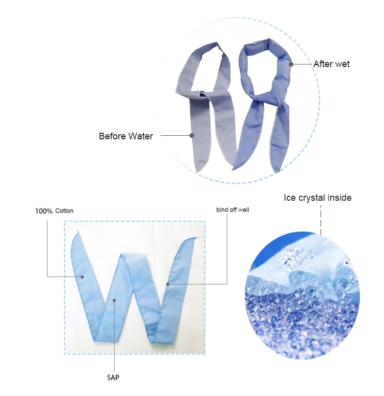 Neck Forehead Ice Cooling Wrap 2
