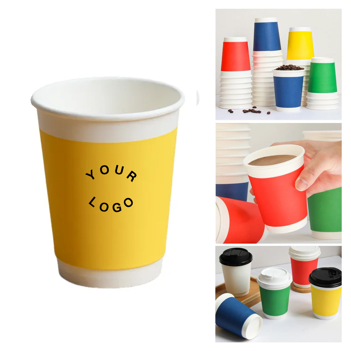 Premium 9oz Paper Cups for Hot and Cold Drinks 4
