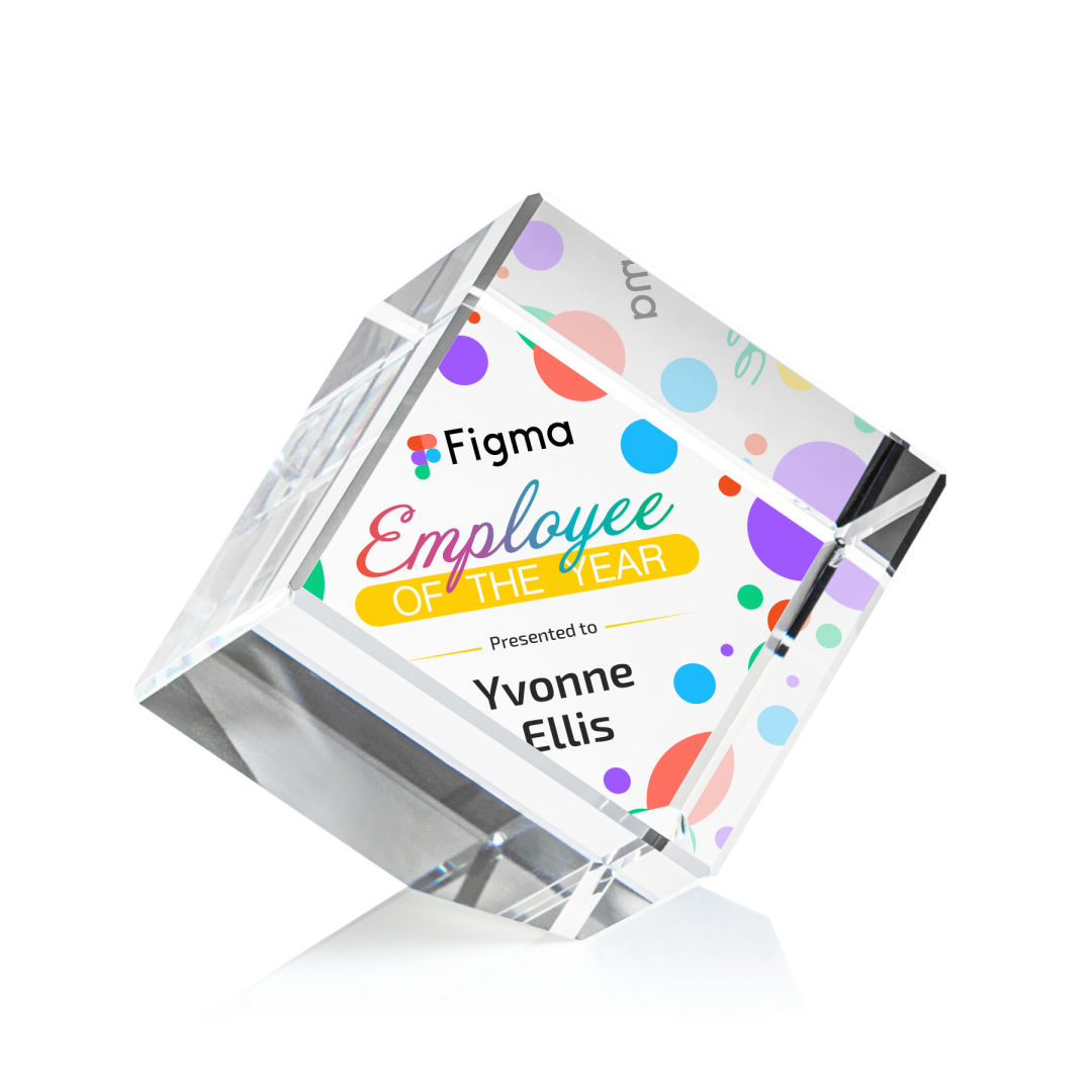 Burrill Corner Cube VividPrint™ Award 12