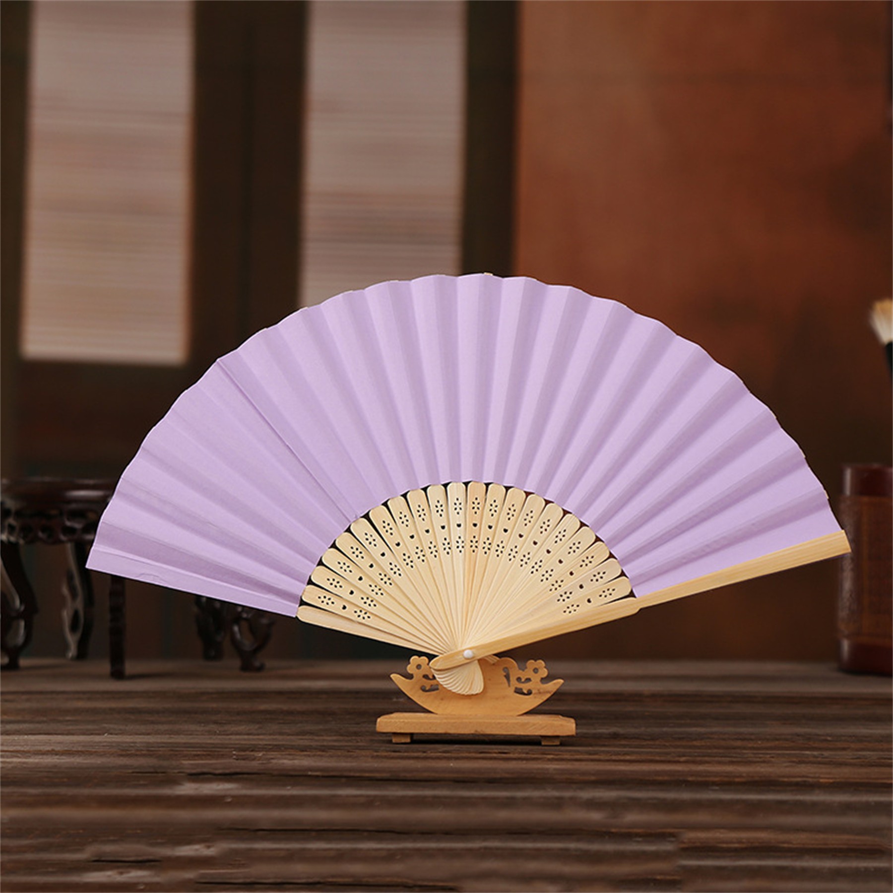 DIY Colorful Foldable Paper Fan 13
