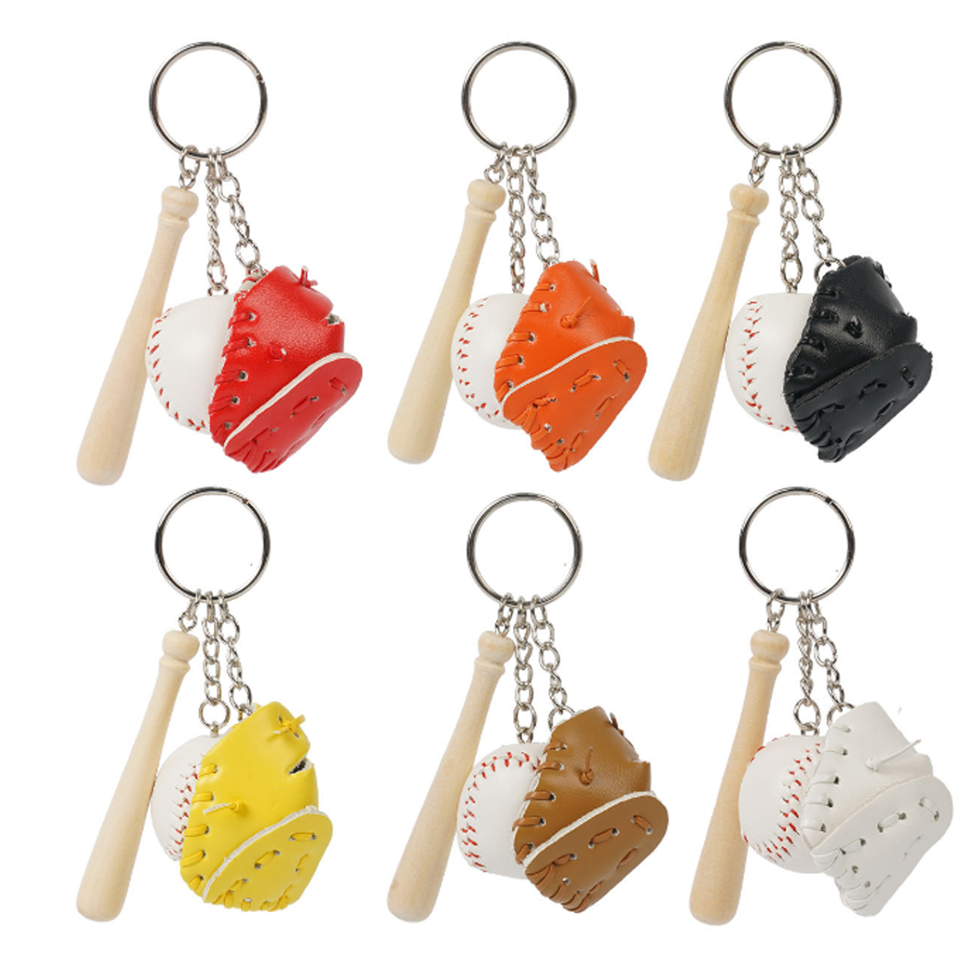 3-In-1 Baseball Keychain With Logo 2