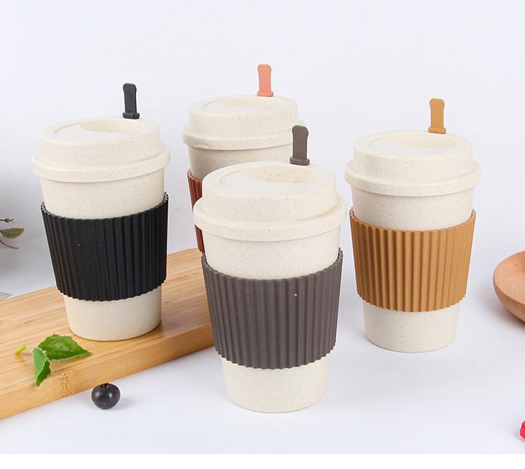 16oz eco-friendly cup with a lid 3