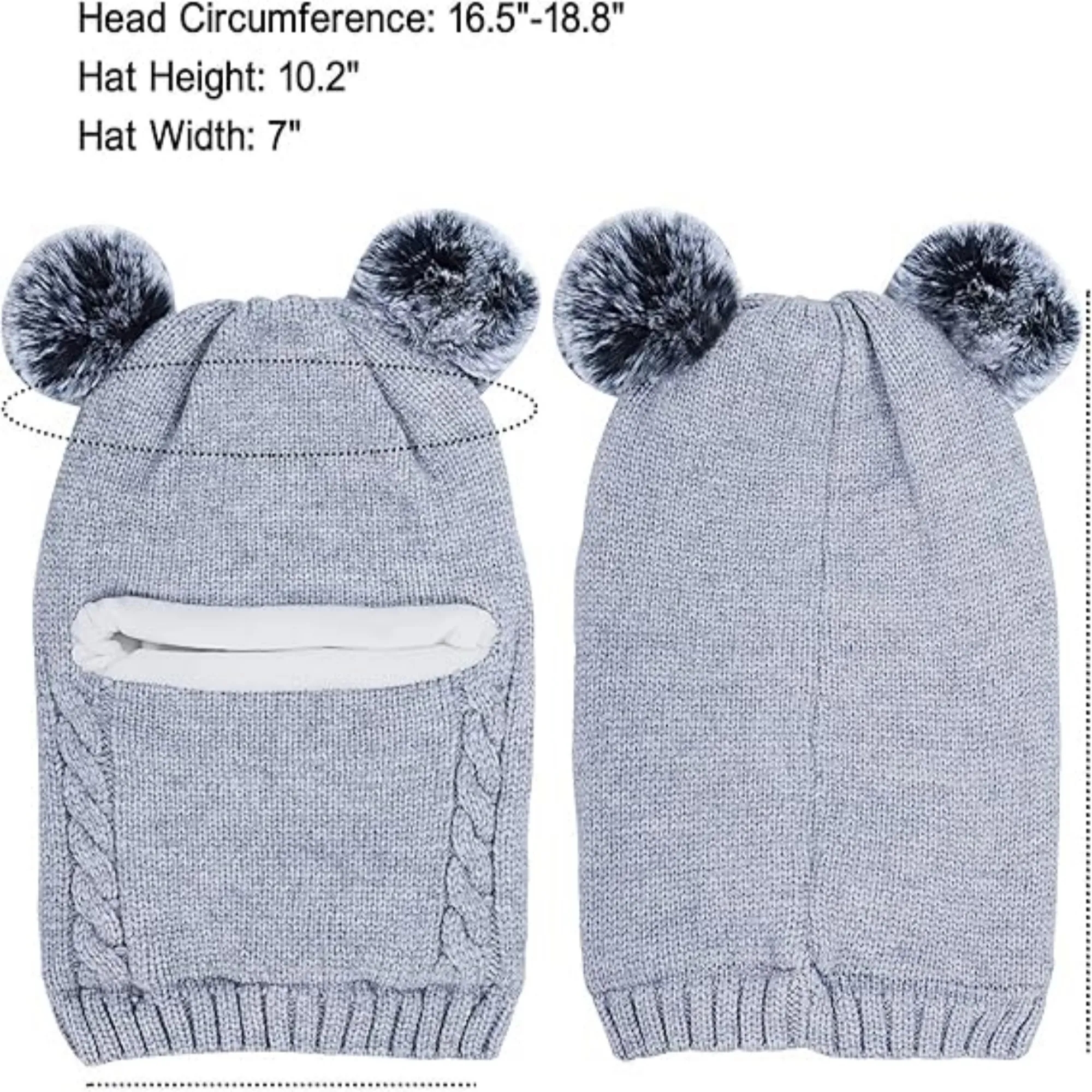 Baby Winter Hat Scarf Set 2