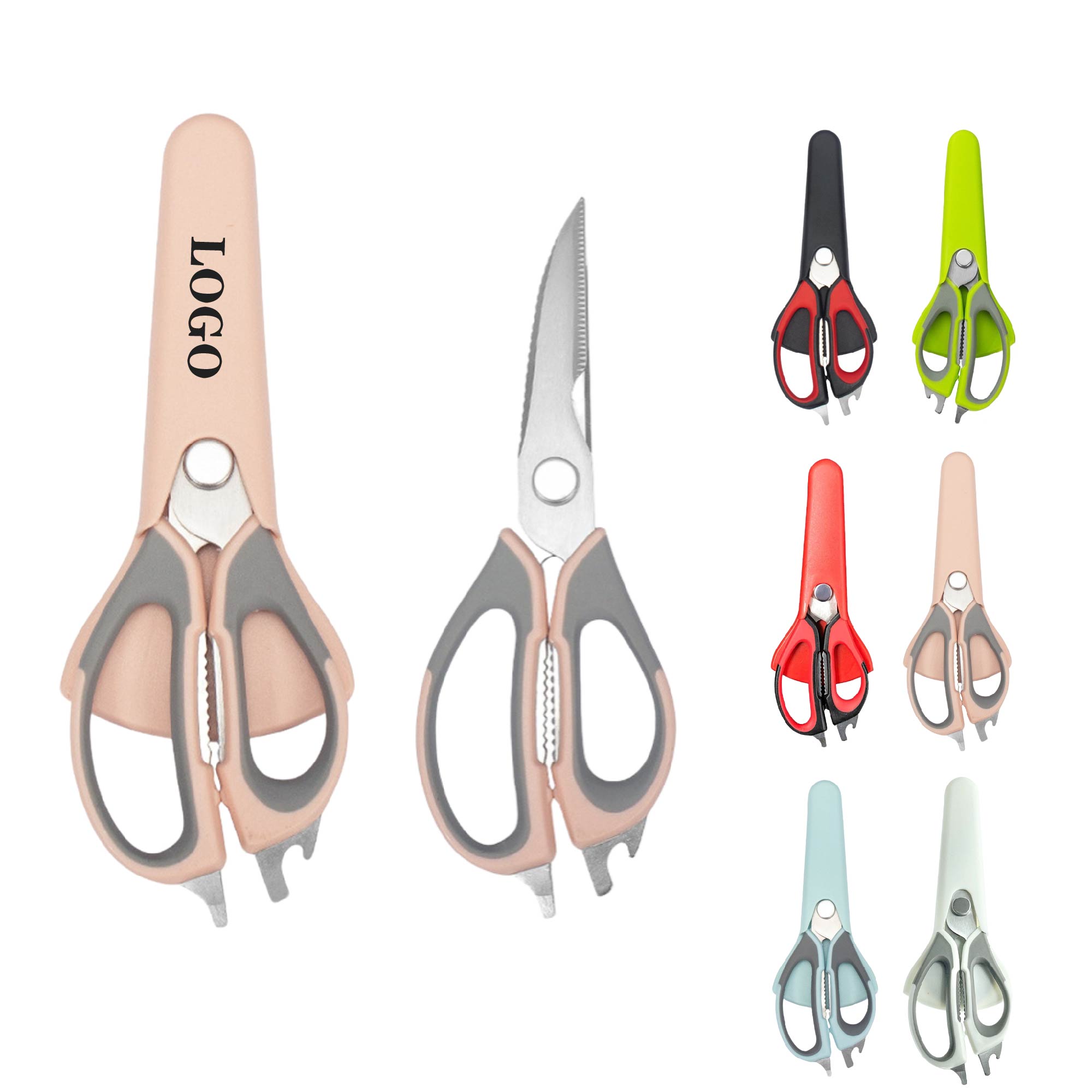 MOQ 10 pcs Stainless Steel Kitchen Shears 3