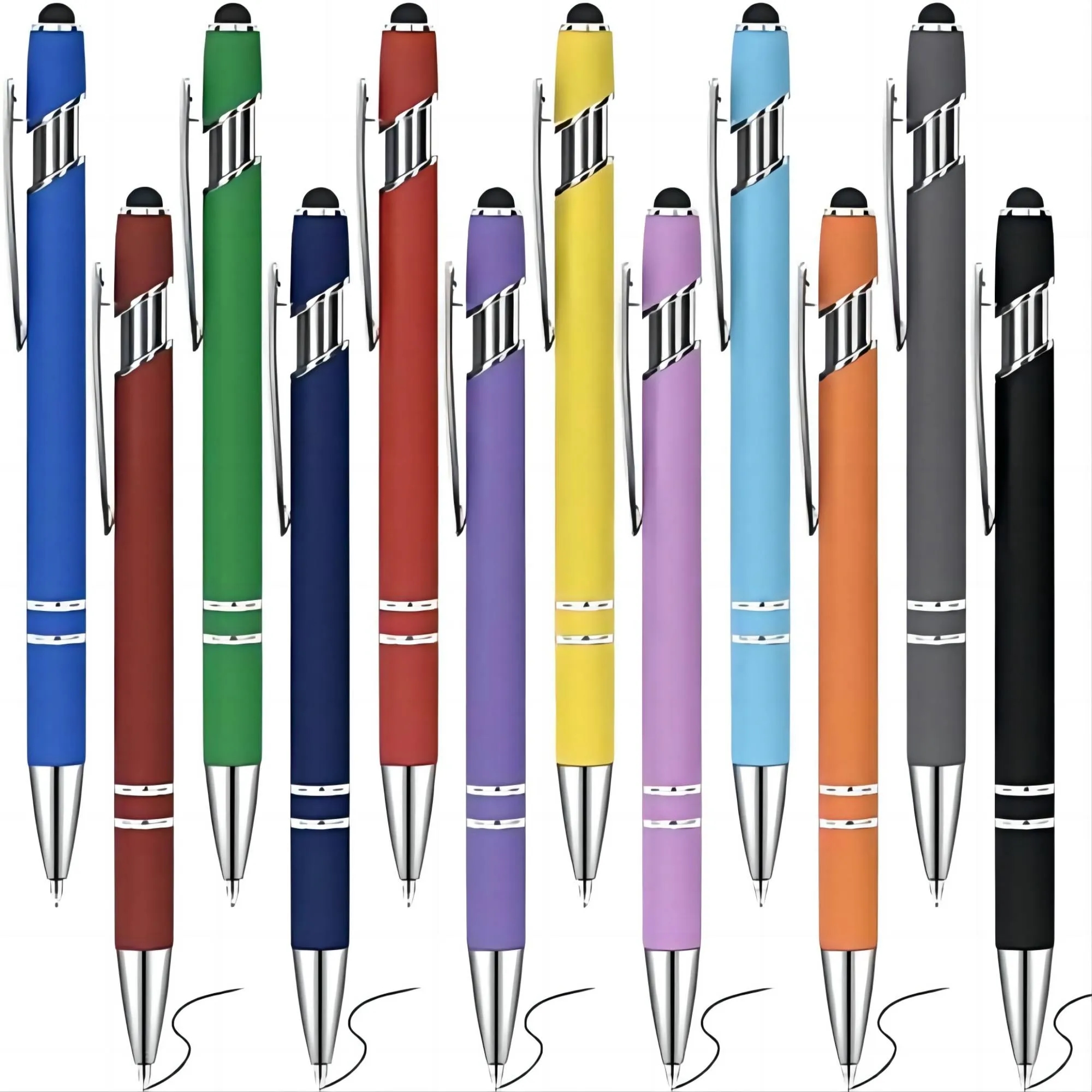2 in 1 Stylish  Screen Touch Stylus MOQ100PCS 4
