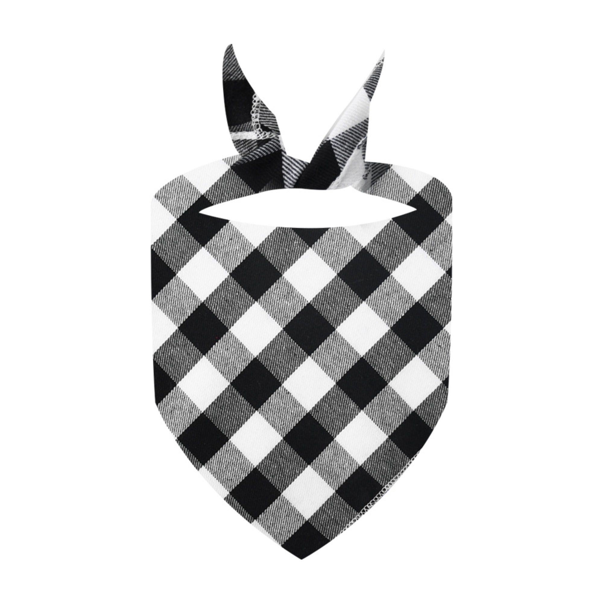 Absorbent Plaid Dog Bandana 1
