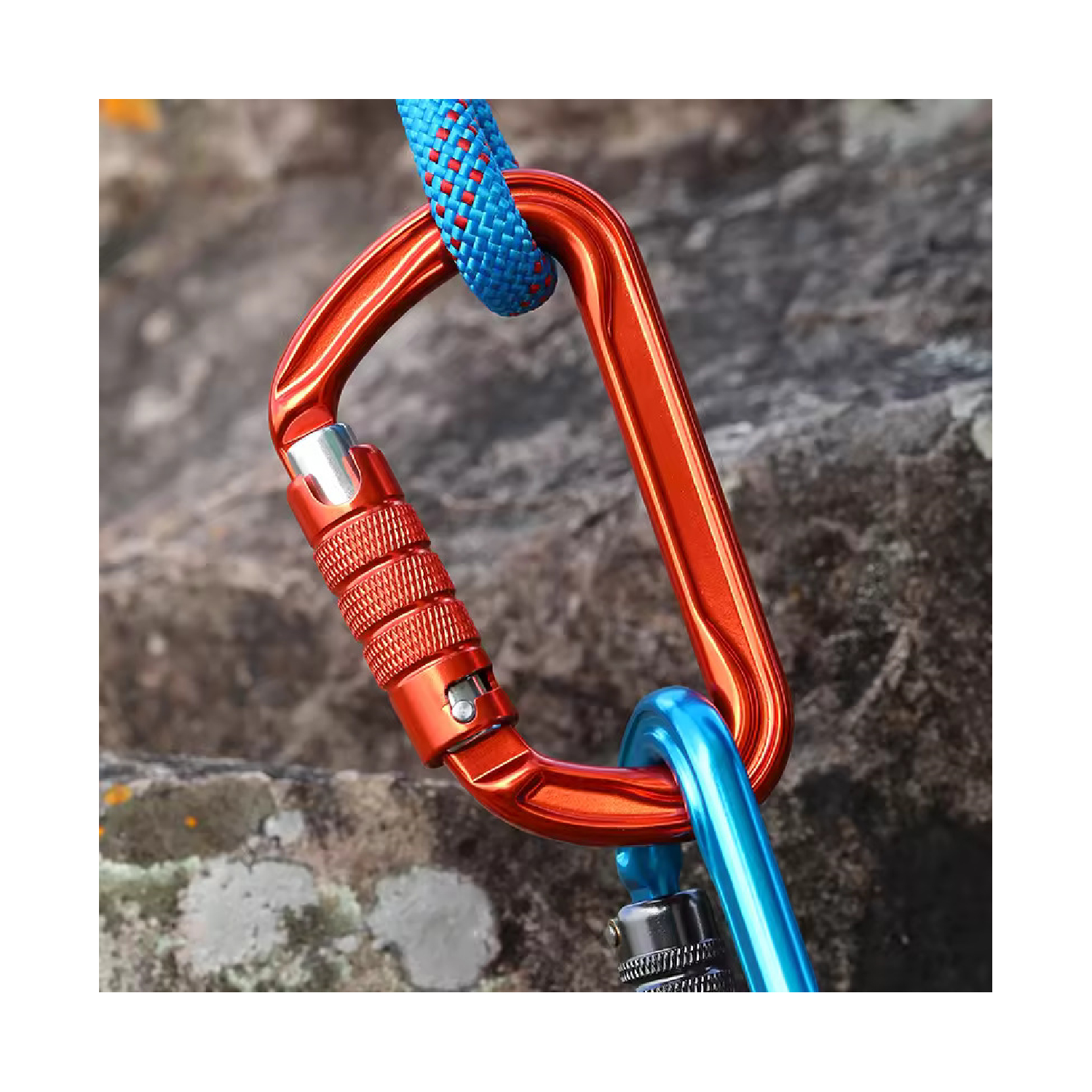 D Ring Style Twist Gate Carabiner 2