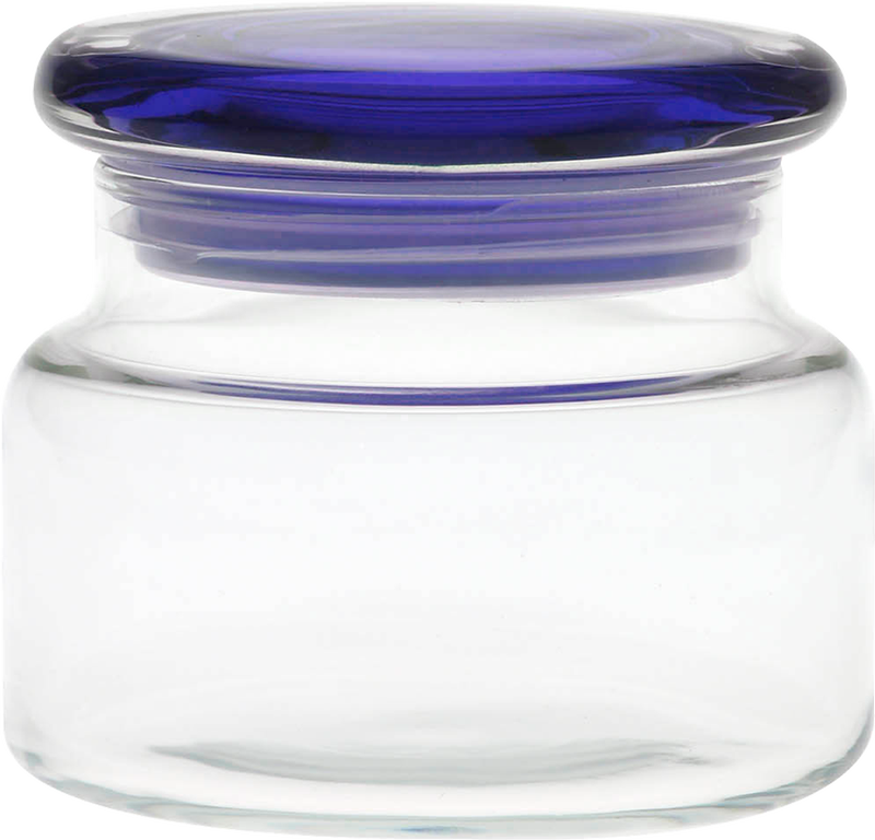 8 oz. Apothecary Jar with Flat Lid 19
