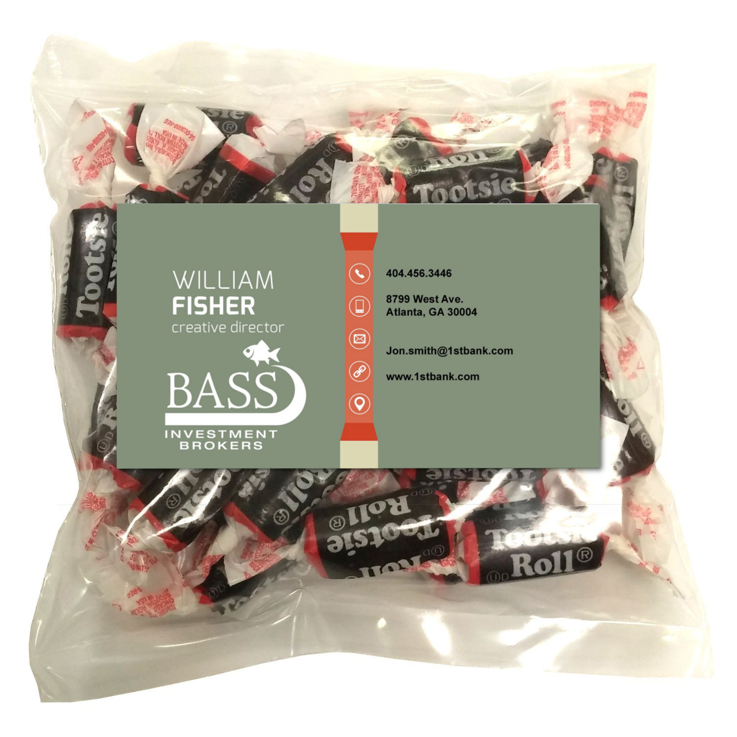 Large Snack Bag with Rectangle Magnet Standard Fill 21