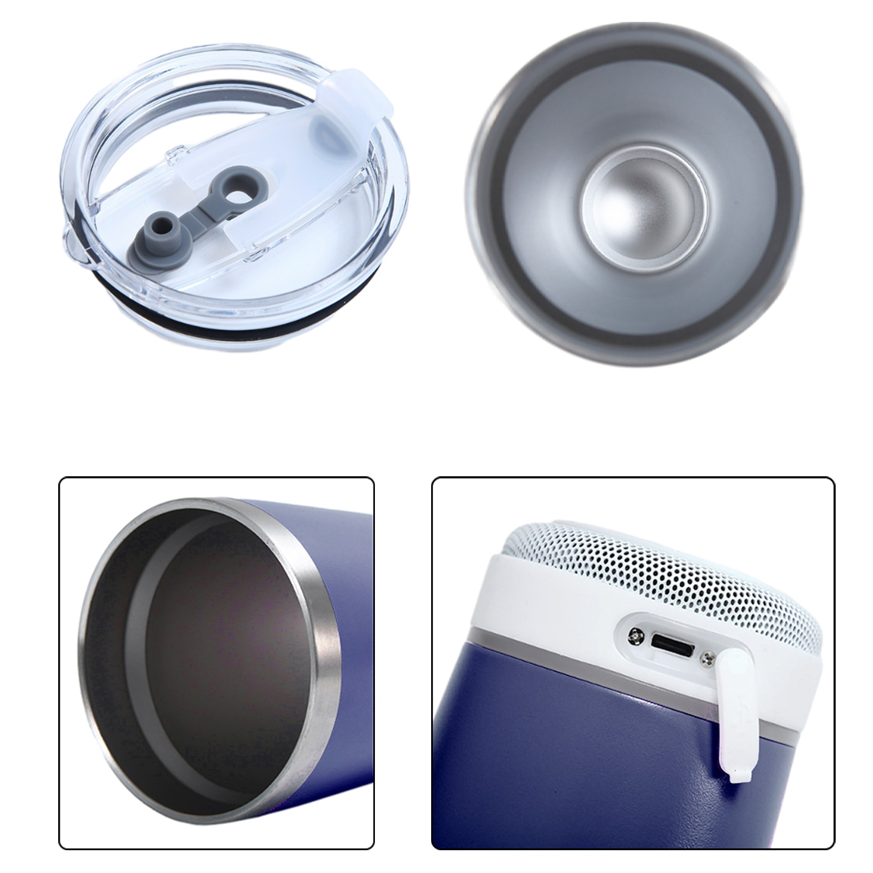 20Oz Stainless Steel Tumbler With Speaker 7