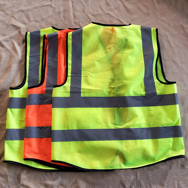 5 Pockets Polyester High Visibility Safety Reflective Vest 3