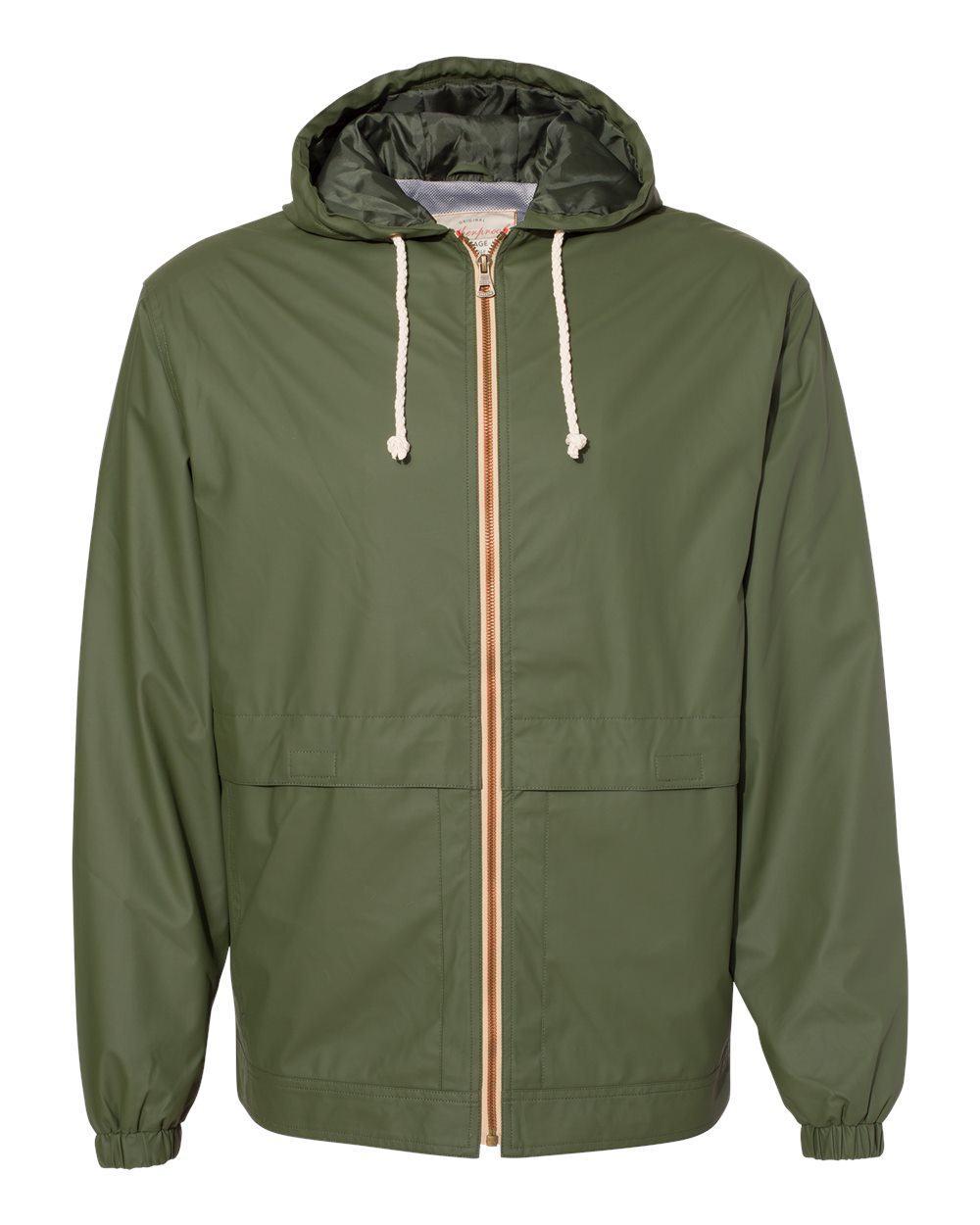 Unisex Vintage Hooded Rain Jacket - 193910 7