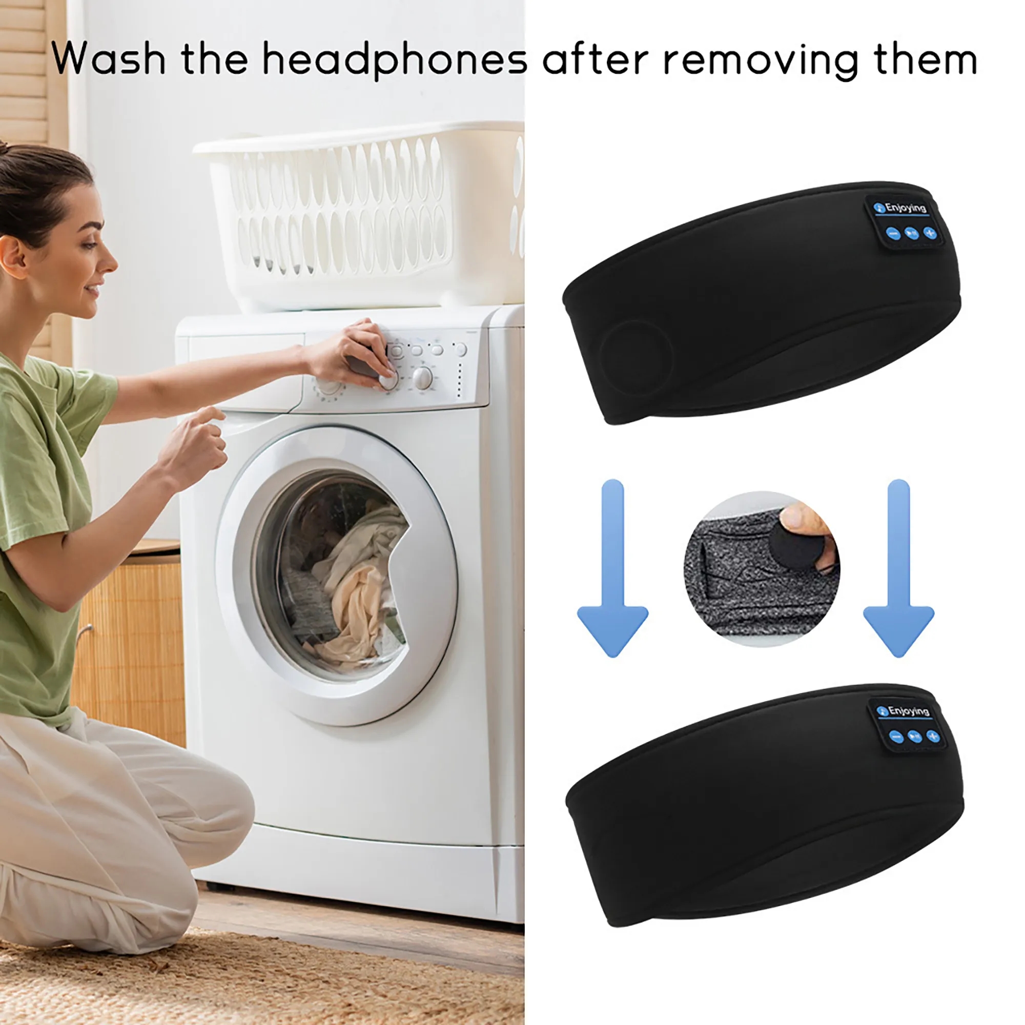 Wireless Headphones With Sleep Headband 8