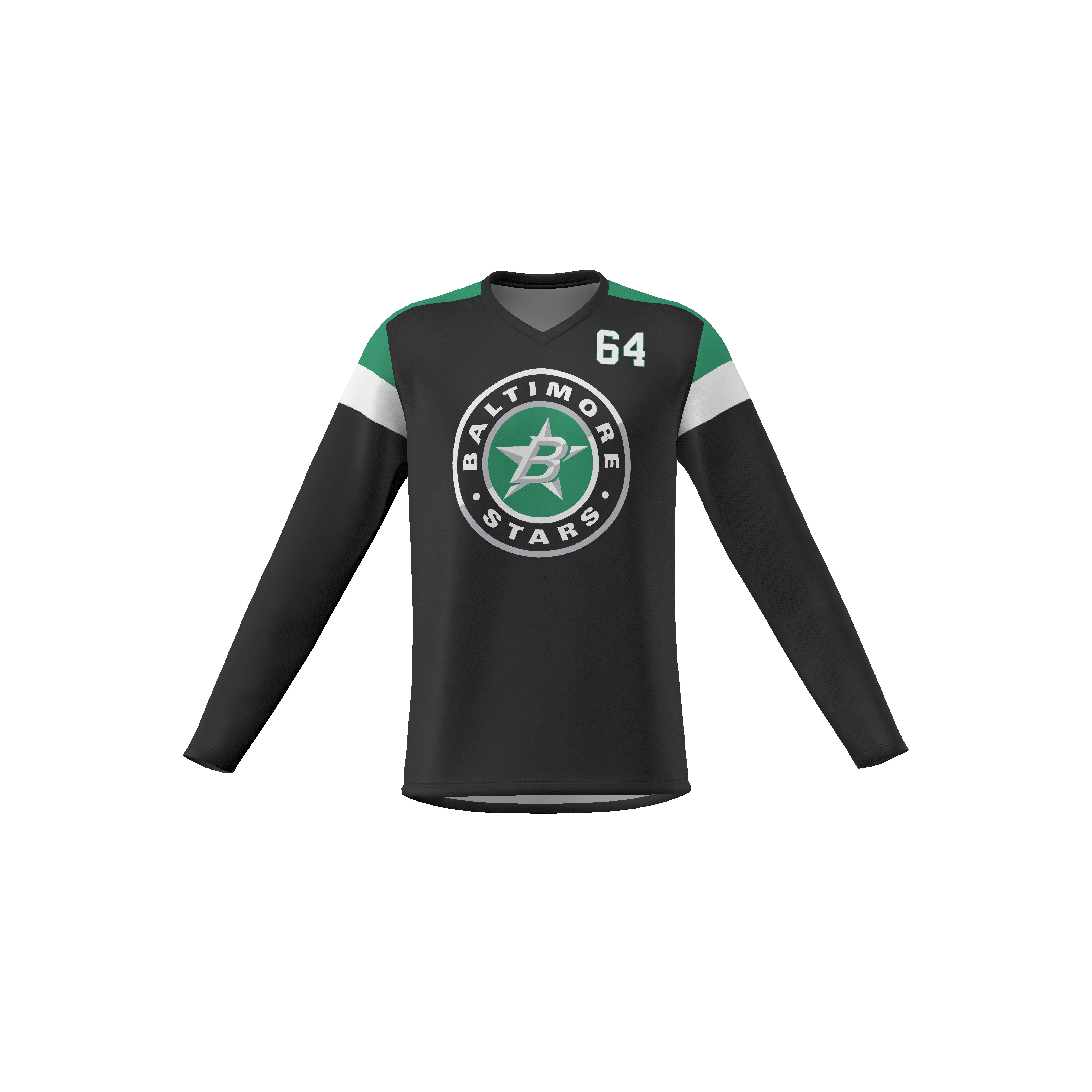 Men's Blitz Long Sleeve V-Neck T-Shirt - Dynalite 1