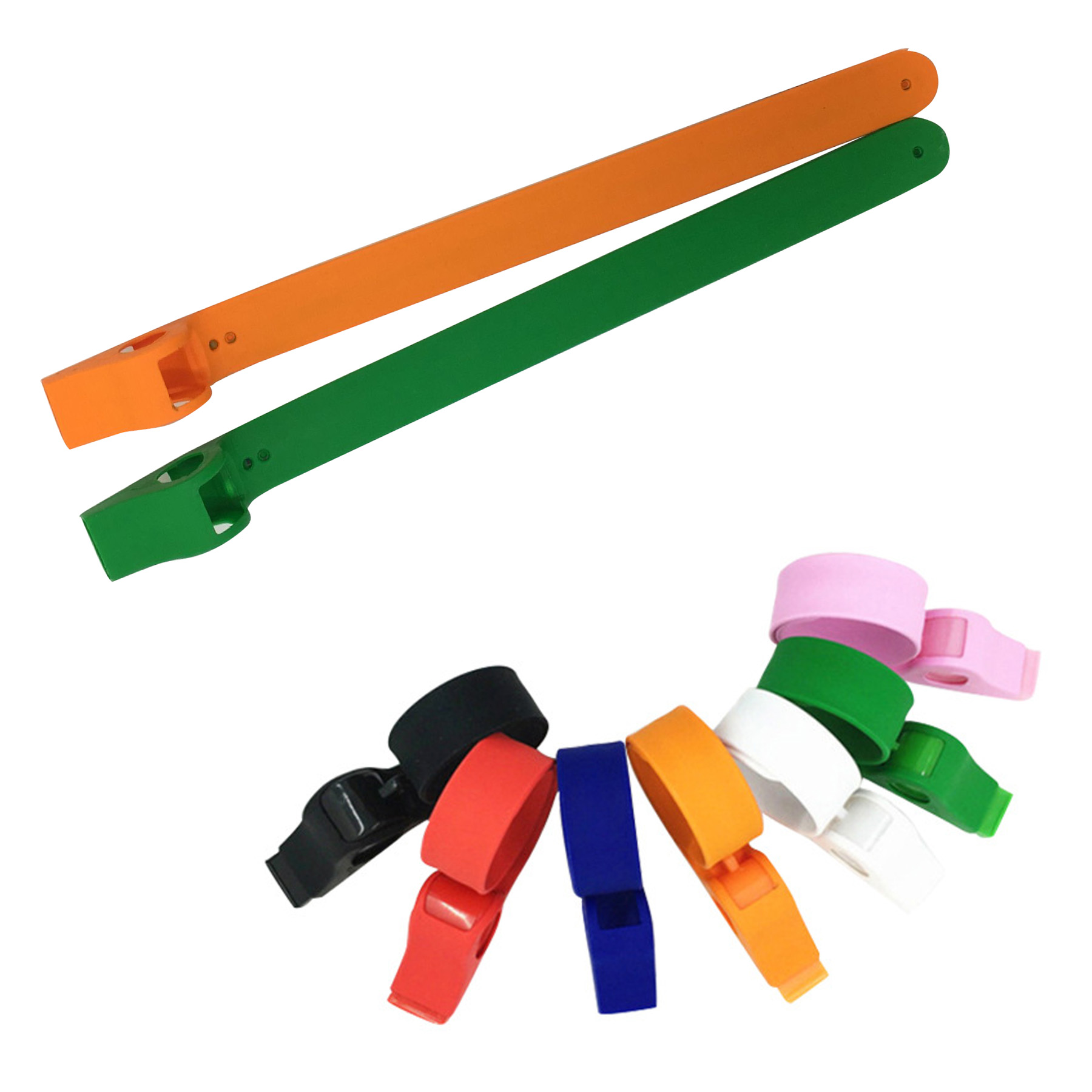 Silicone Slap Bracelet Whistle 2