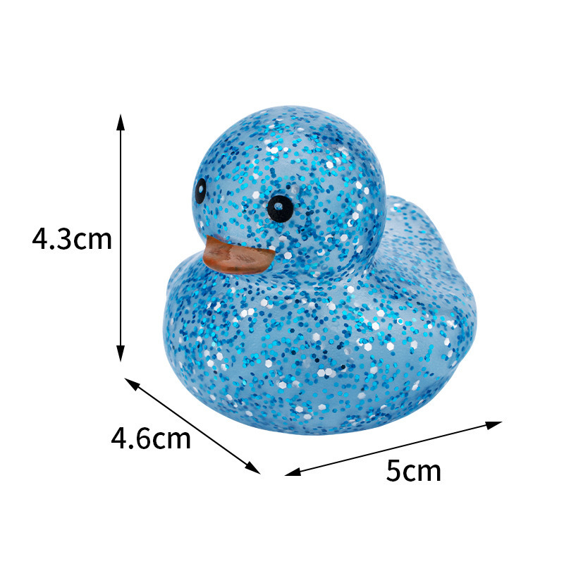 2" Glitter Rubber Ducks 2
