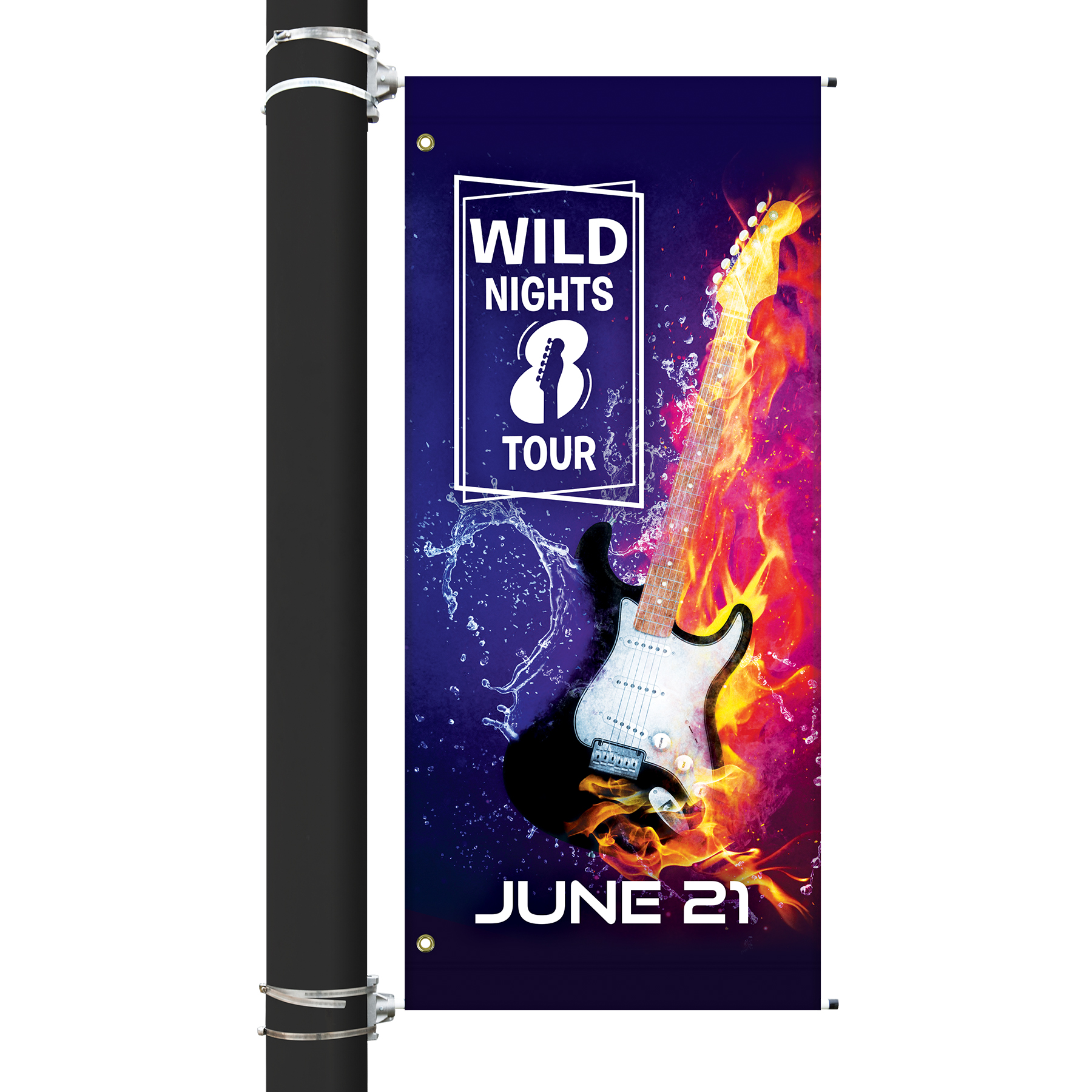 54" x 24" Custom Polyester Avenue Banner 11