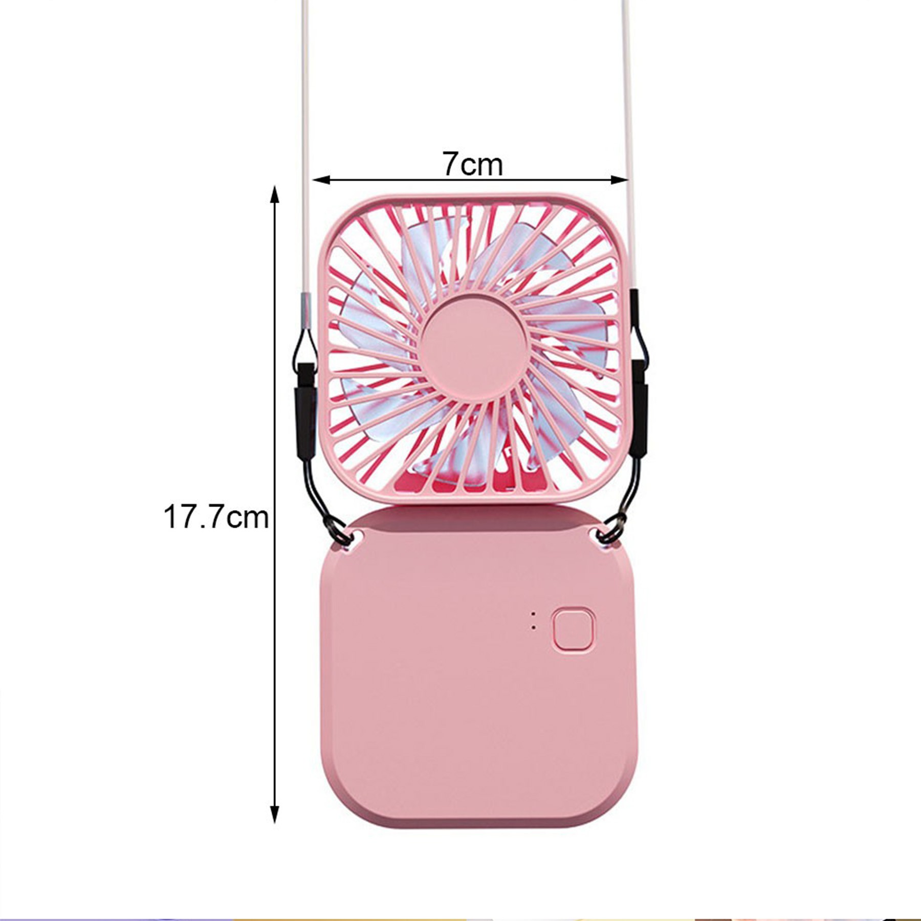 Portable USB Rechargeable Hanging Neck Fan 2