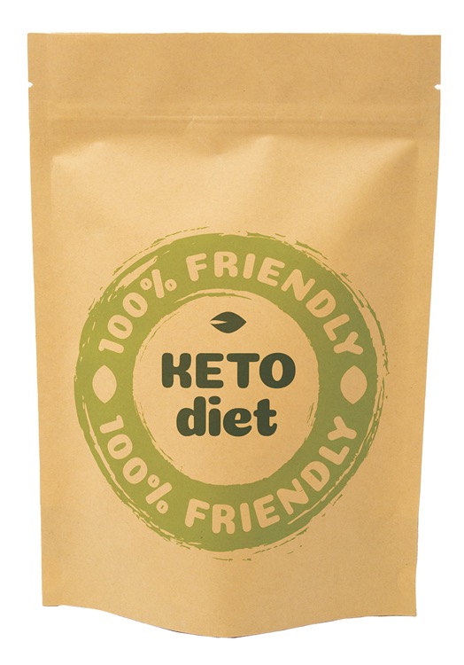 Full Color Stand Up Kraft Barrier Pouch (6" W x 9" H x 3" D)