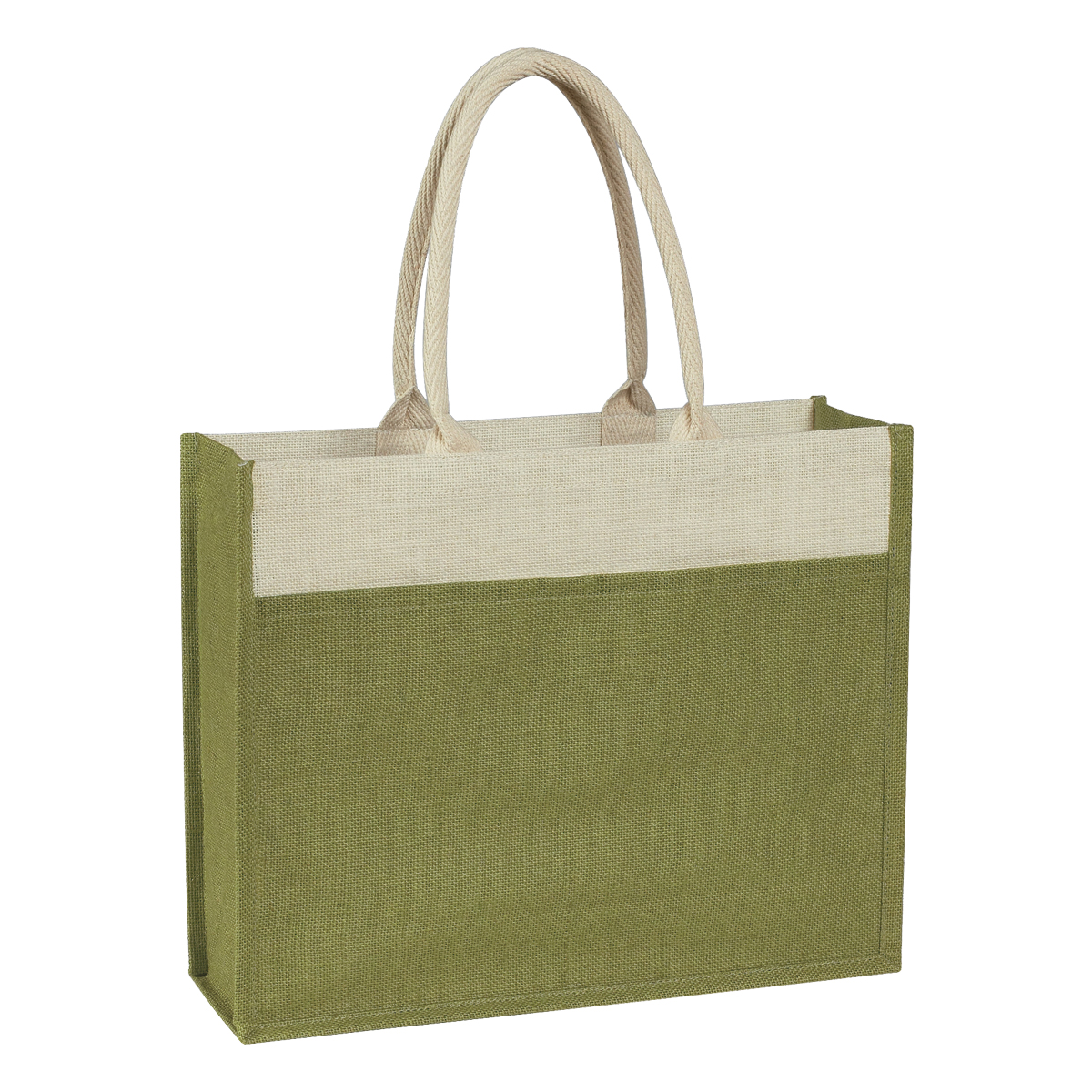 Jute Tote Bag With Front Pocket, custom tote bag with logo imprint 11