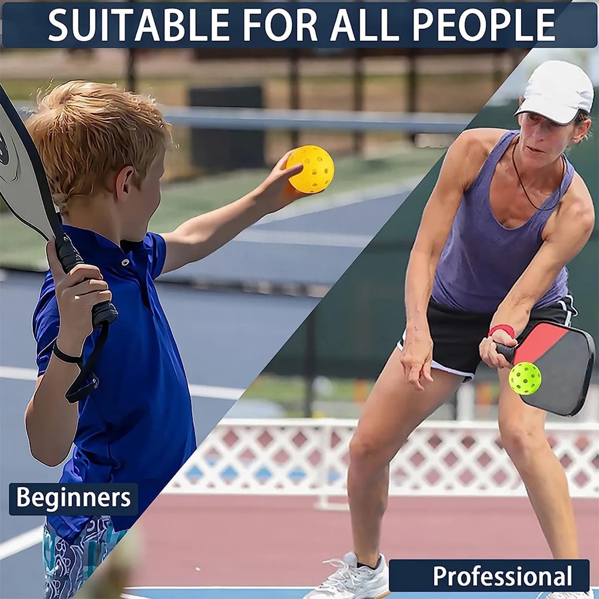 40 Holes Pickleball Balls 4PCS/set 3