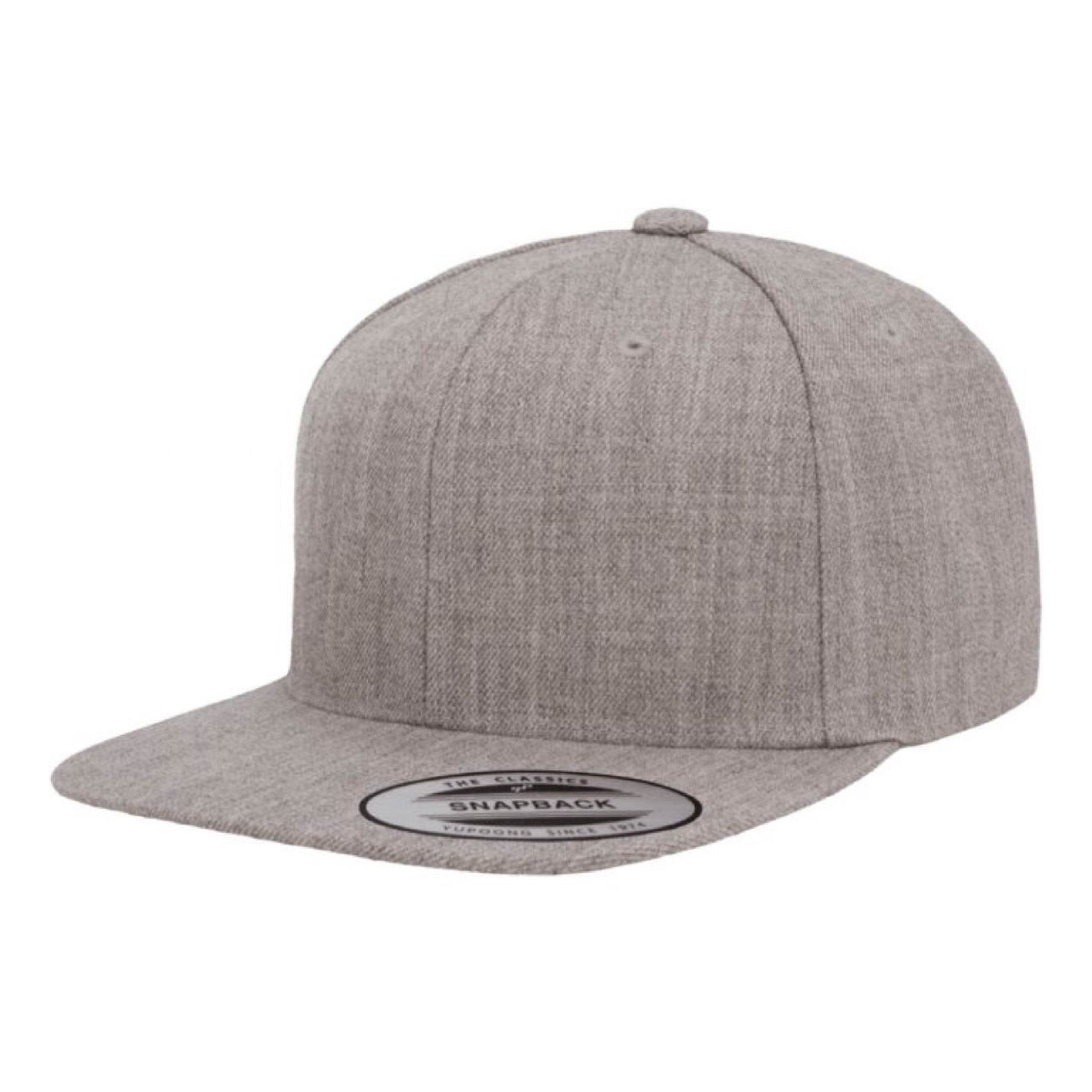 Yupoong 6089M YP Classics Premium Flat Bill Snapback Hat with Embroidery 16