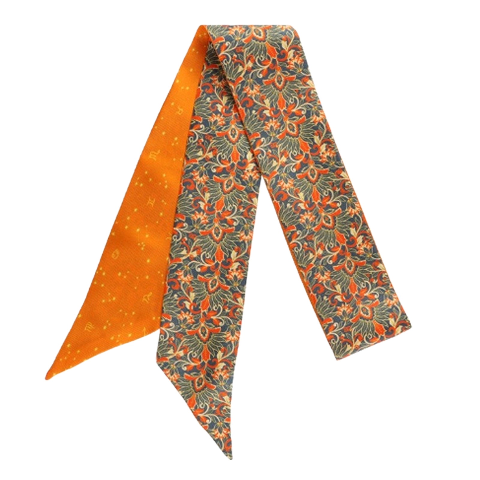 Angled Long Silk Scarf 8
