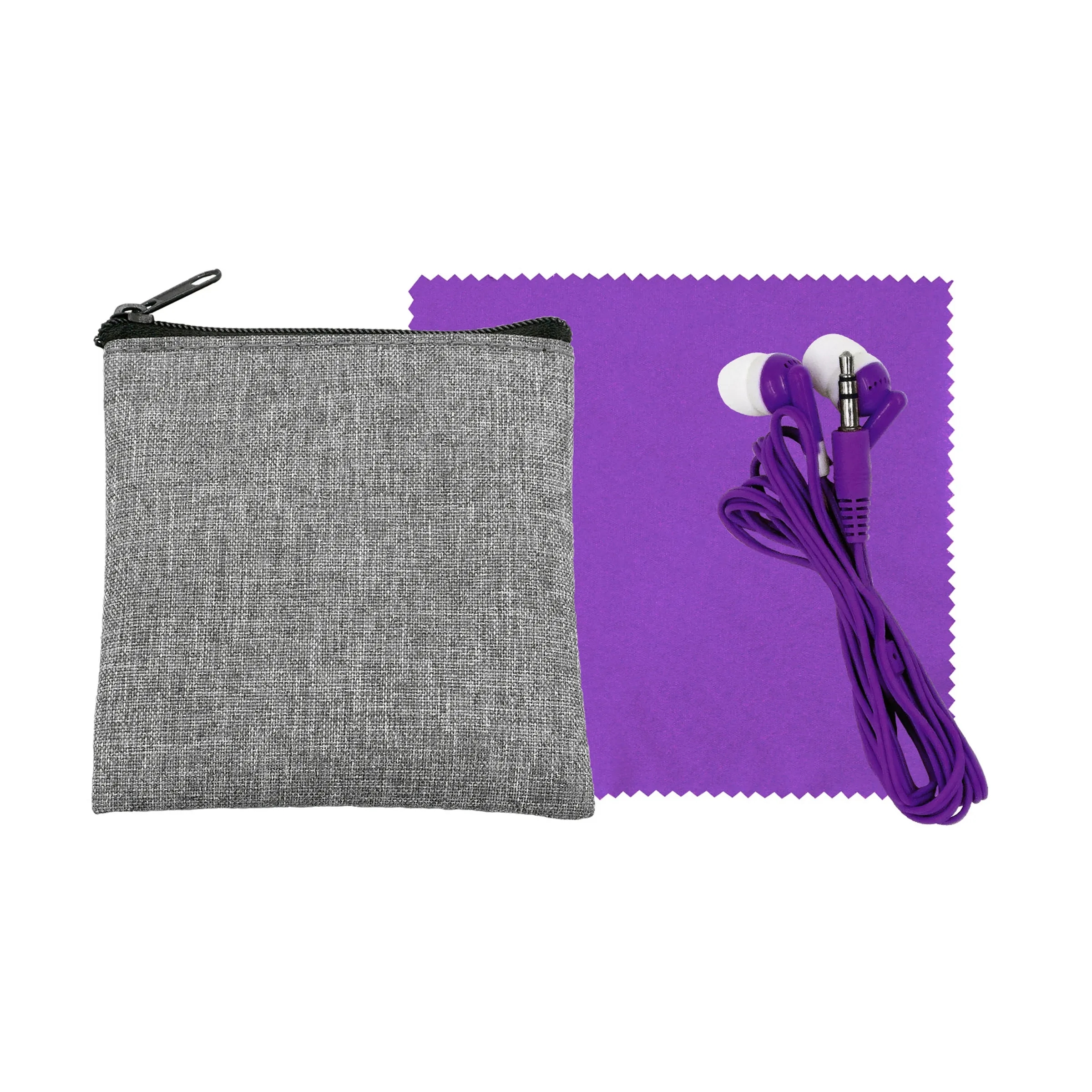 Recycled Ear Bud & Cloth Set 5