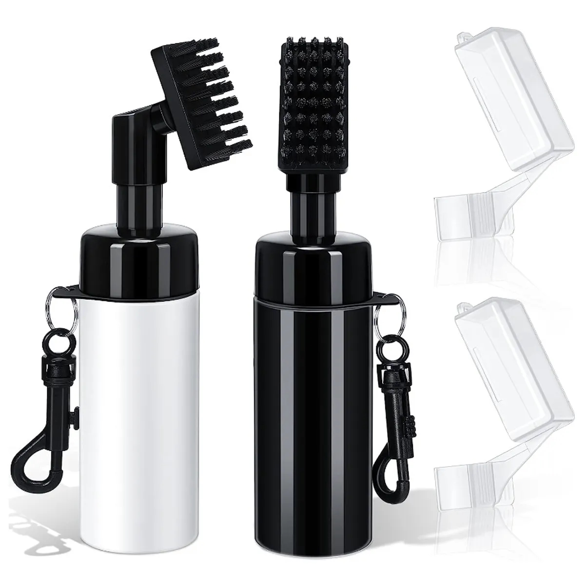 Golf Club Brush Cleaner W/ Water Heavy Duty Retractable Clip 1