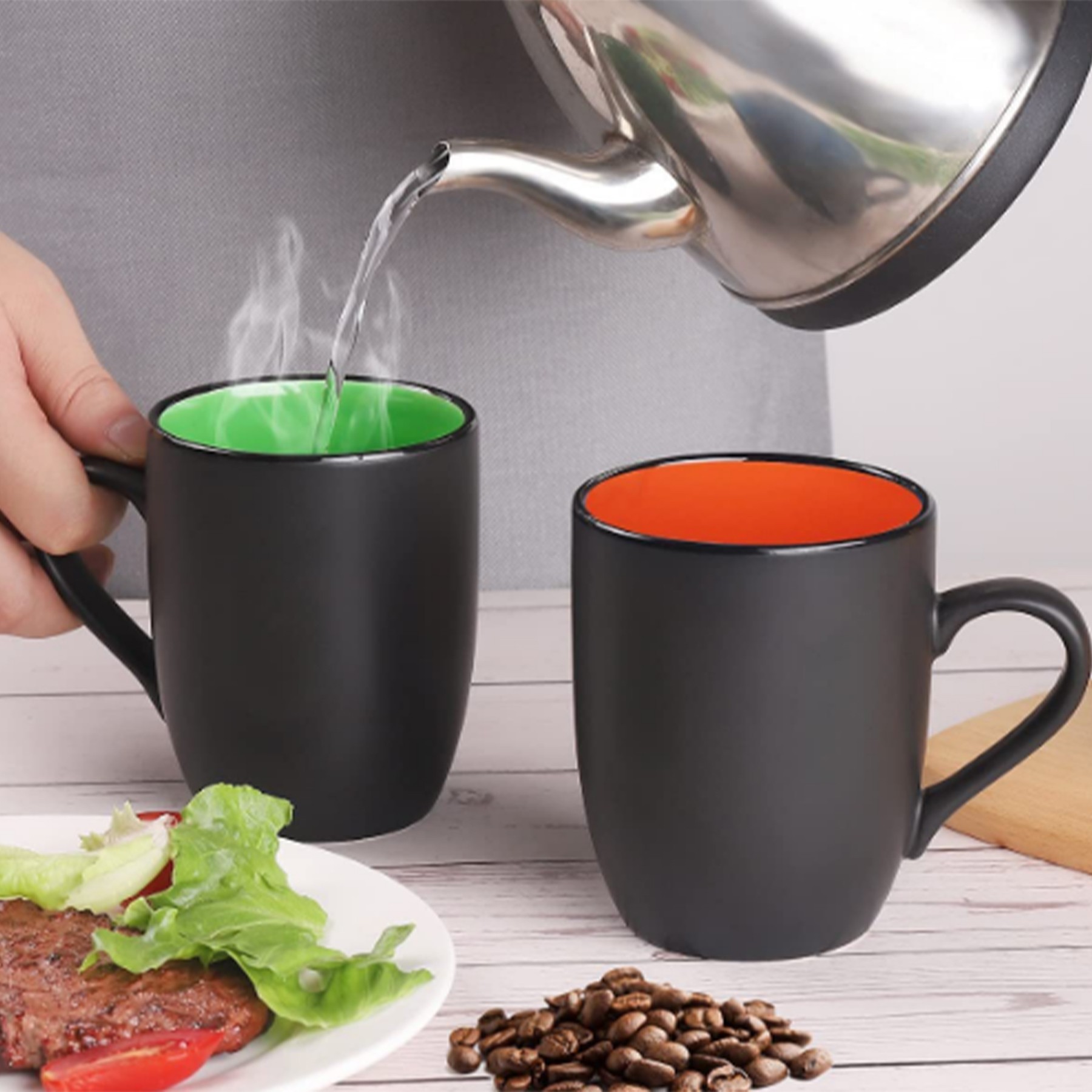 16Oz Inner Color Ceramic Mug 2